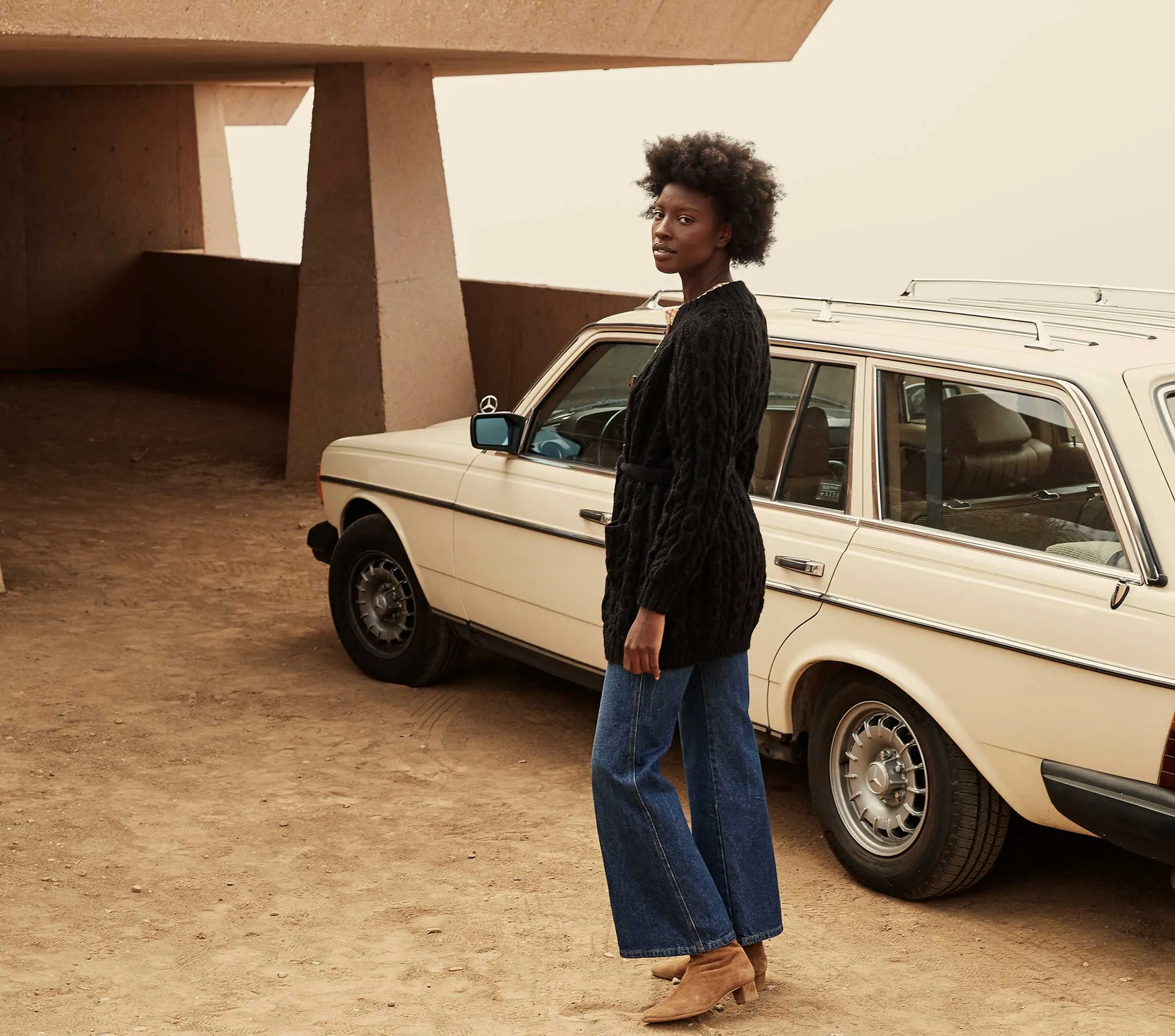 HMD -- BRIGHTON CARDIGAN SWEATER -- BLACK sold by Doen product image thumbnail 5