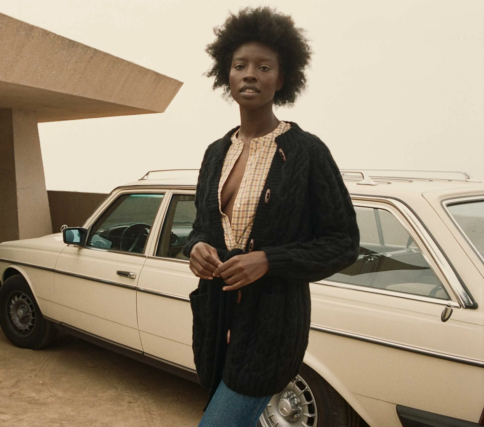 HMD -- BRIGHTON CARDIGAN SWEATER -- BLACK sold by Doen product image thumbnail 2