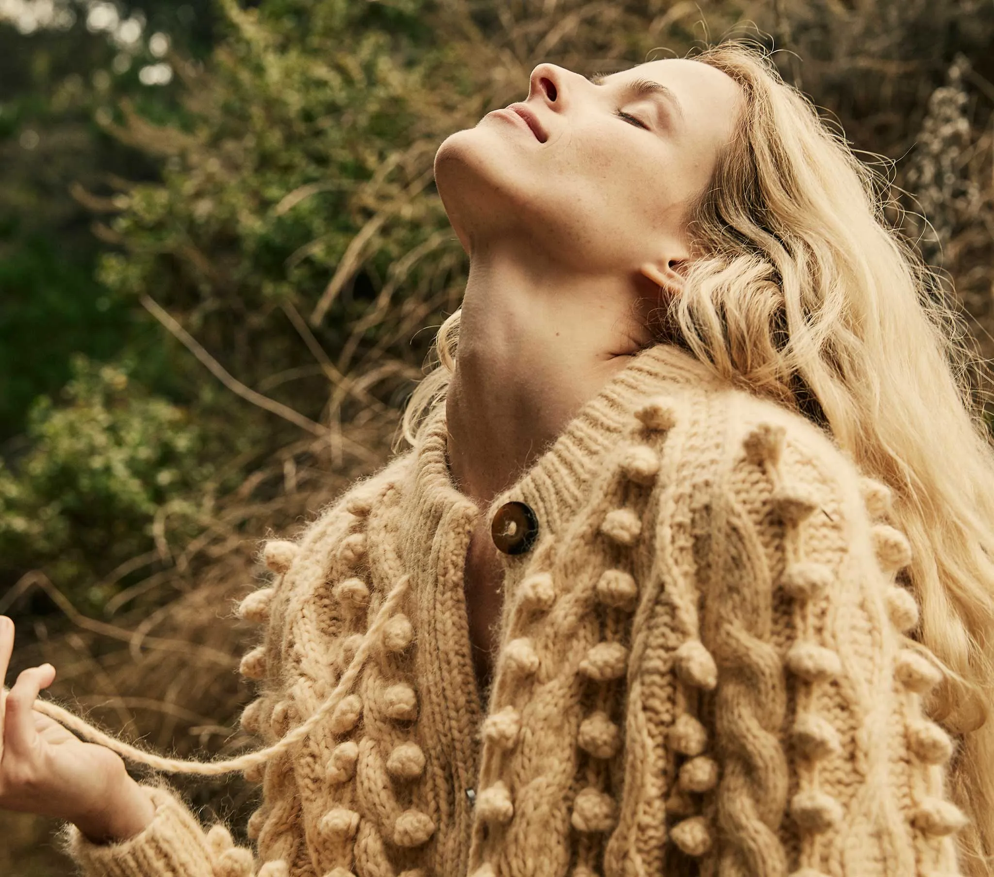 HMD -- POMME SWEATER -- PECHE CREME sold by Doen