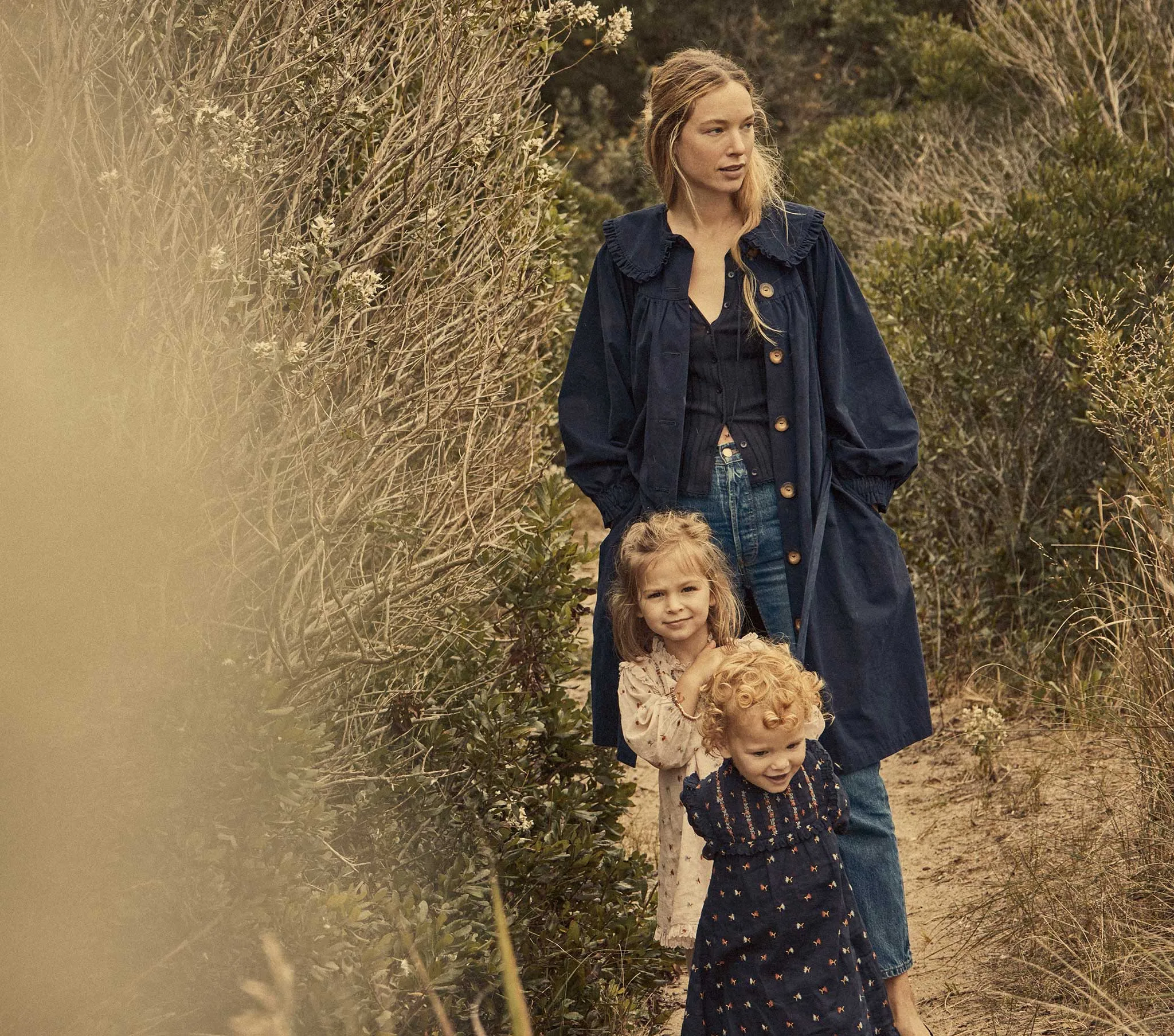 HMD -- DEMI CARDIGAN SWEATER -- NAVY sold by Doen product image thumbnail 4