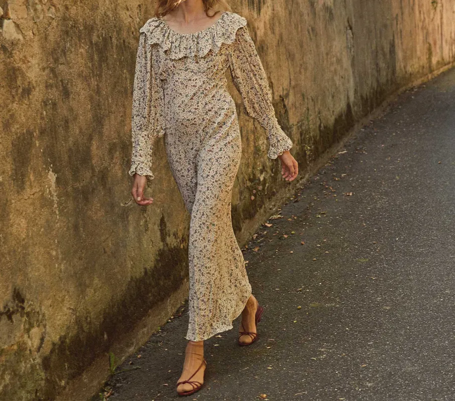 HMD -- STARLIGHT DRESS -- CREAM SAINT CLAUDE PAISLEY sold by Doen