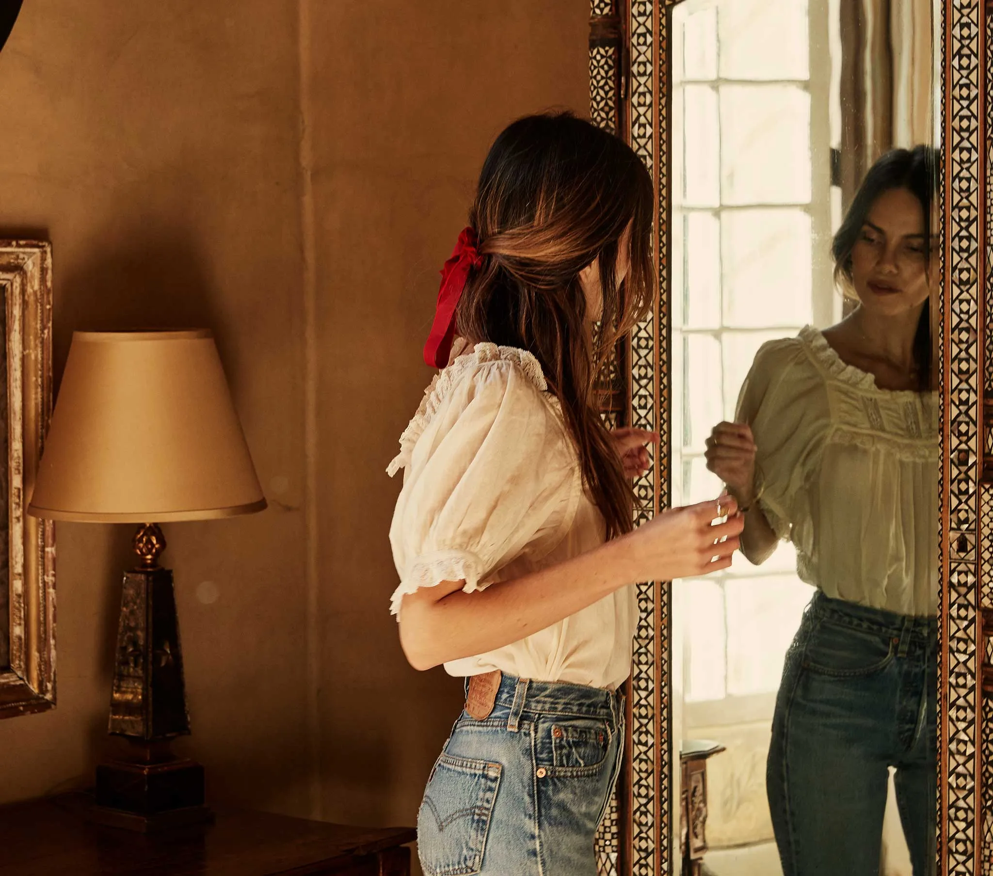 HMD -- FRANCES TOP -- ALABASTER sold by Doen product image thumbnail 2