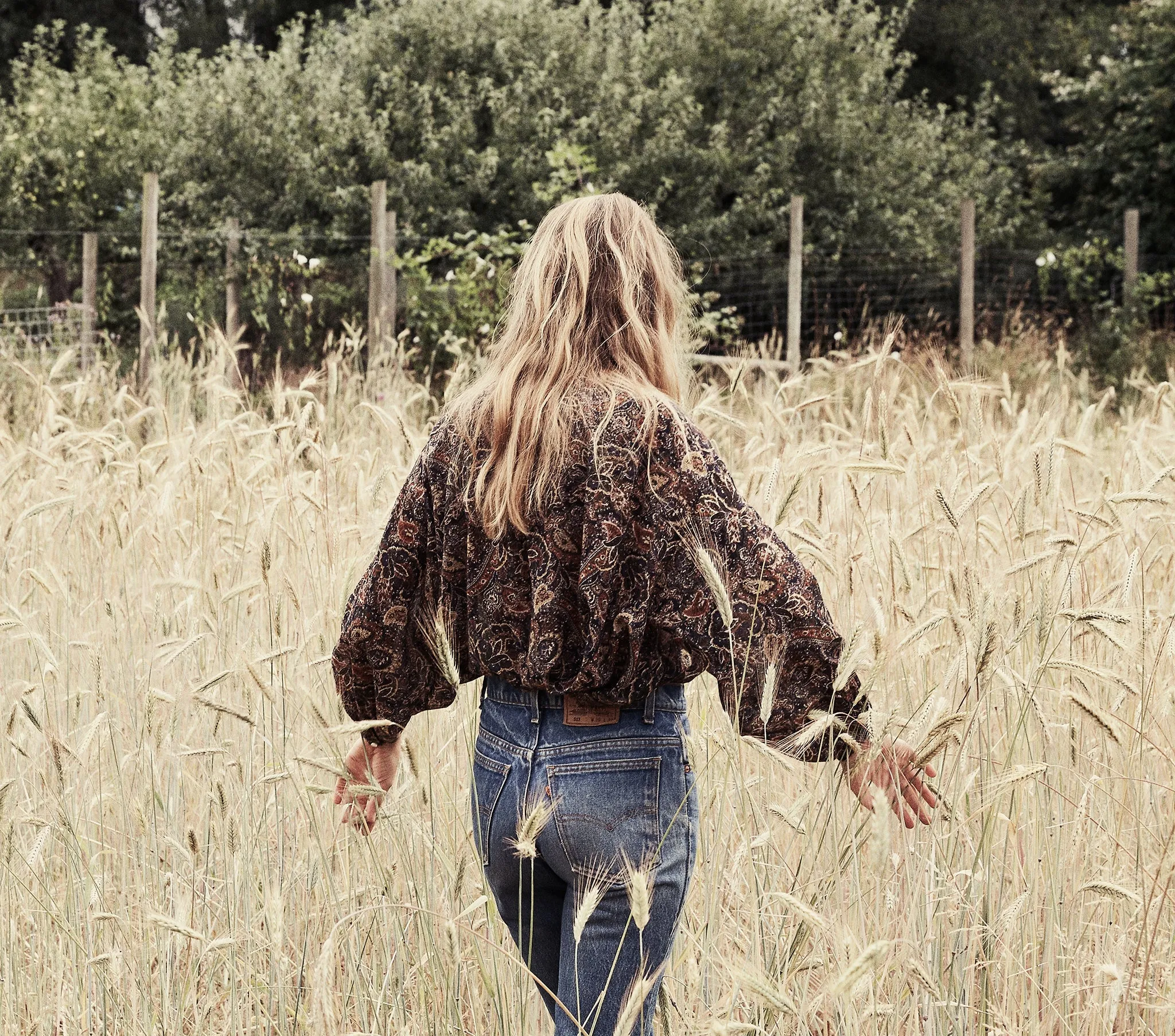 HMD -- THE JANE BLOUSE -- ANITA PAISLEY sold by Doen product image thumbnail 5