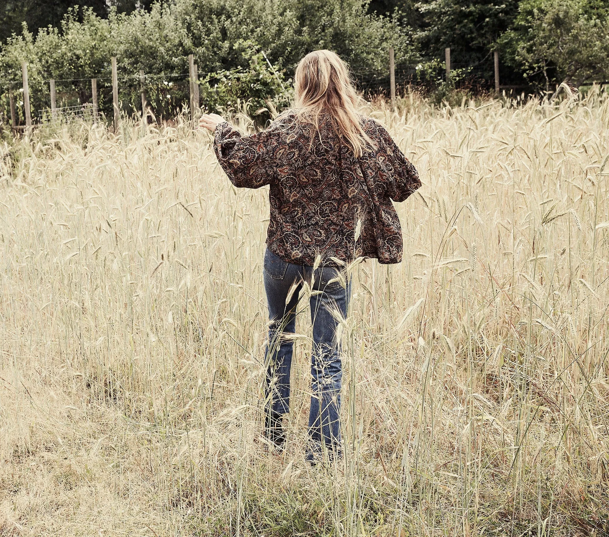 HMD -- THE JANE BLOUSE -- ANITA PAISLEY sold by Doen product image thumbnail 3