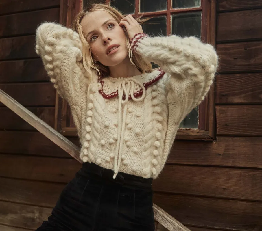 HMD -- VALENTINA PULLOVER -- DOGWOOD sold by Doen