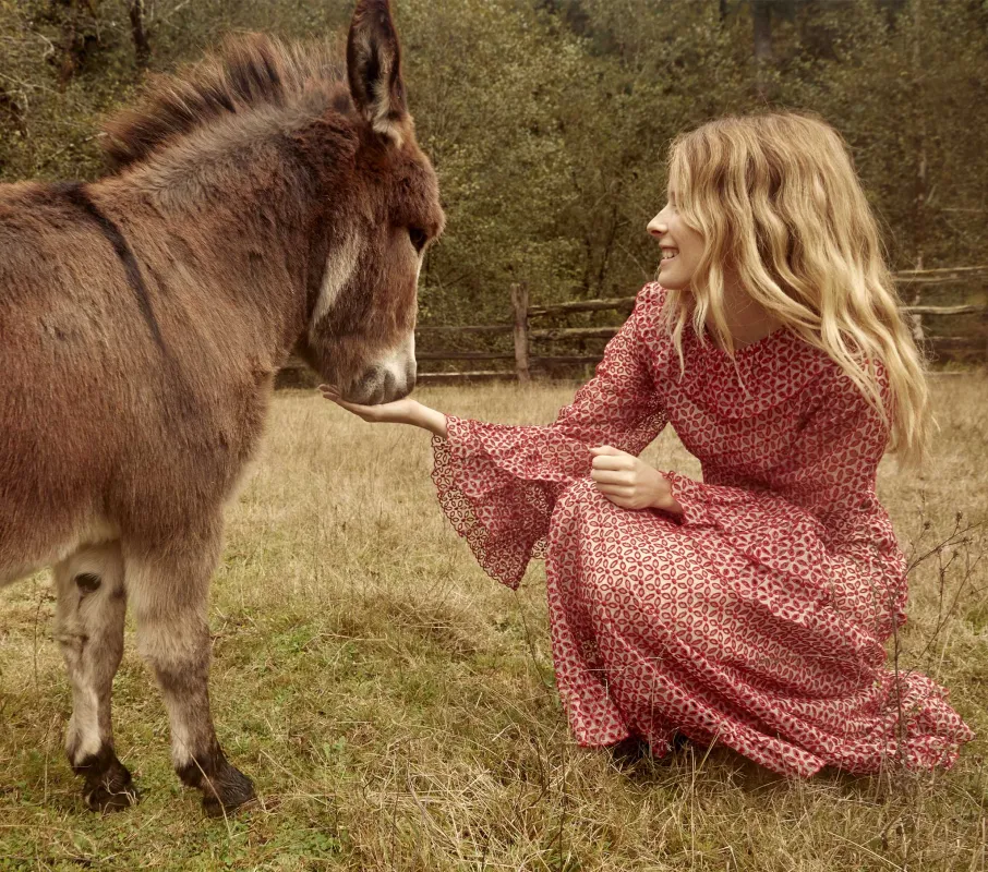 HMD -- CONSTELLATION DRESS -- POPPY sold by Doen