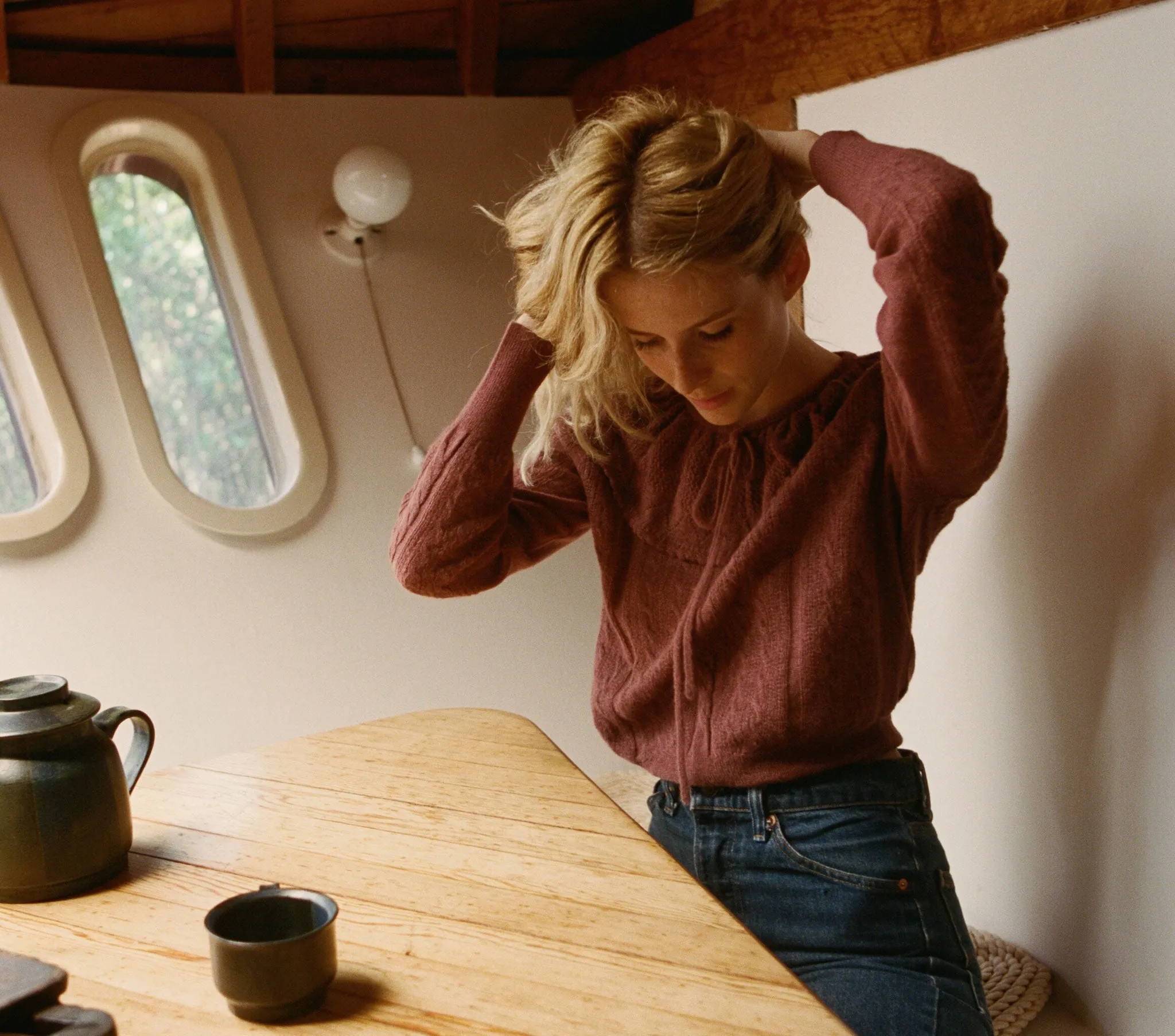 HMD -- MAGPIE SWEATER -- ENGLISH ROSE sold by Doen product image thumbnail 5