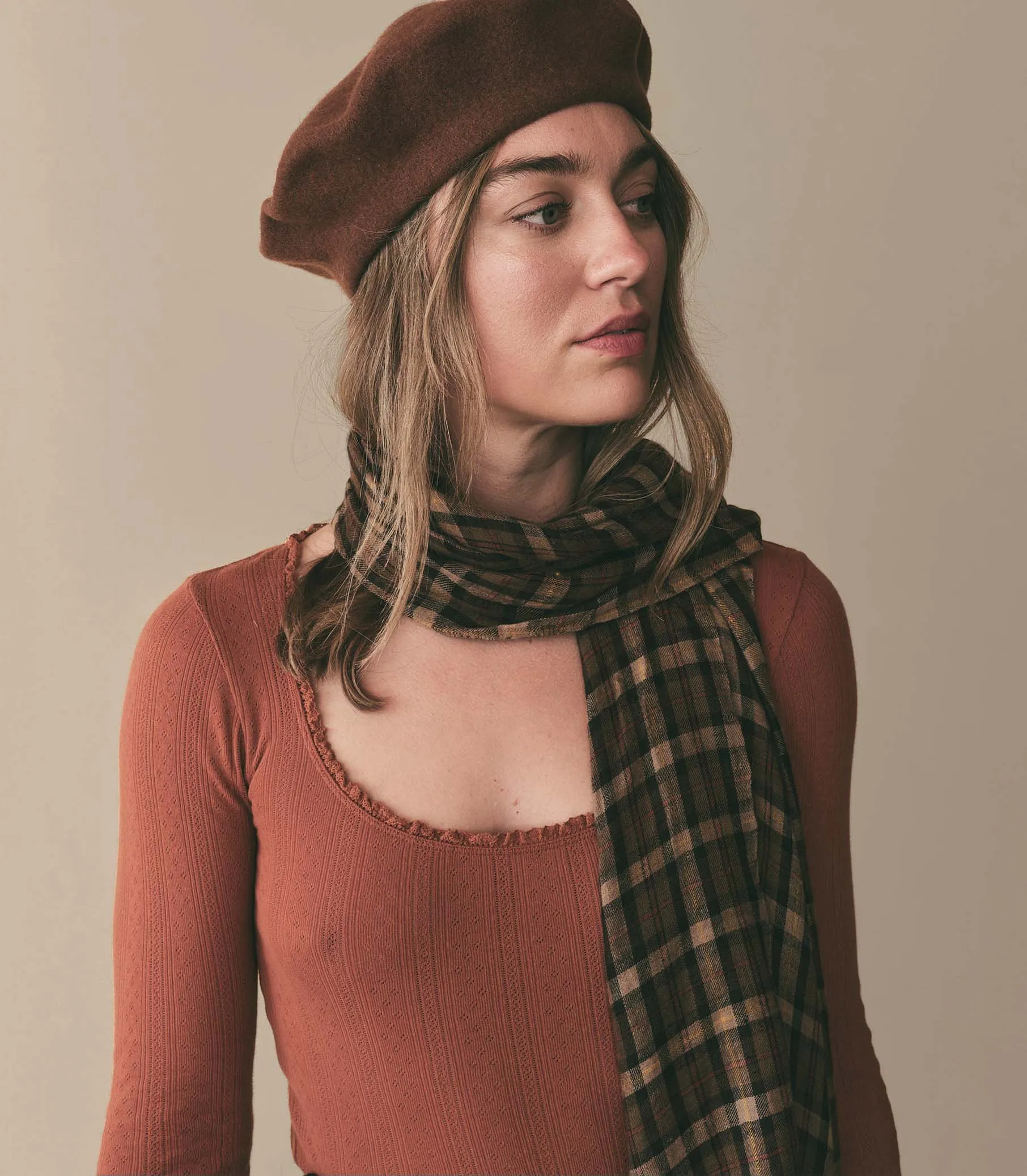 HMD -- PASHMINA SCARF -- CORNWALL PLAID sold by Doen product image thumbnail 2