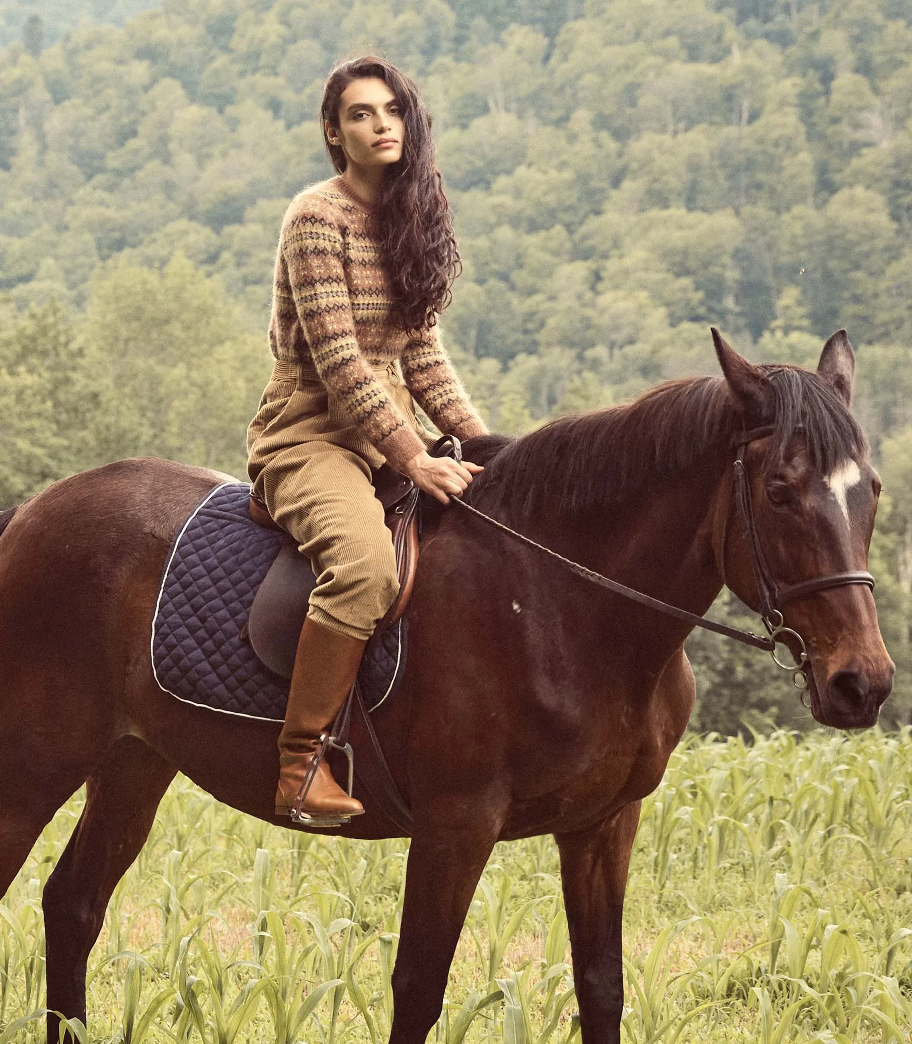 HMD -- ATHERTON PANT -- CHESTNUT BROWN sold by Doen product image thumbnail 3