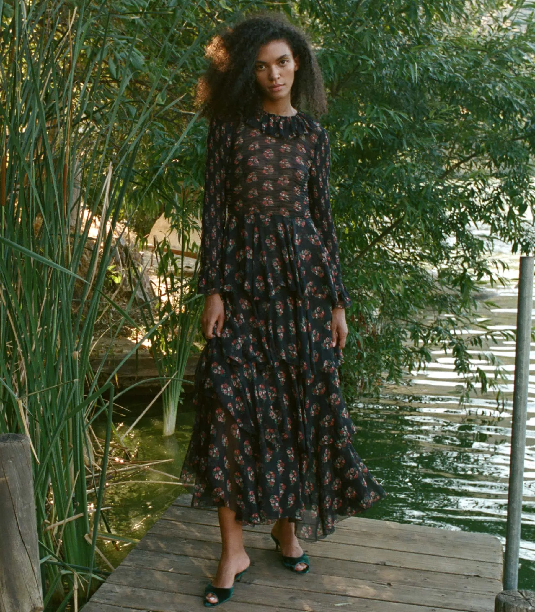 HMD -- CIARA DRESS -- PAISLEY BOUQUET sold by Doen