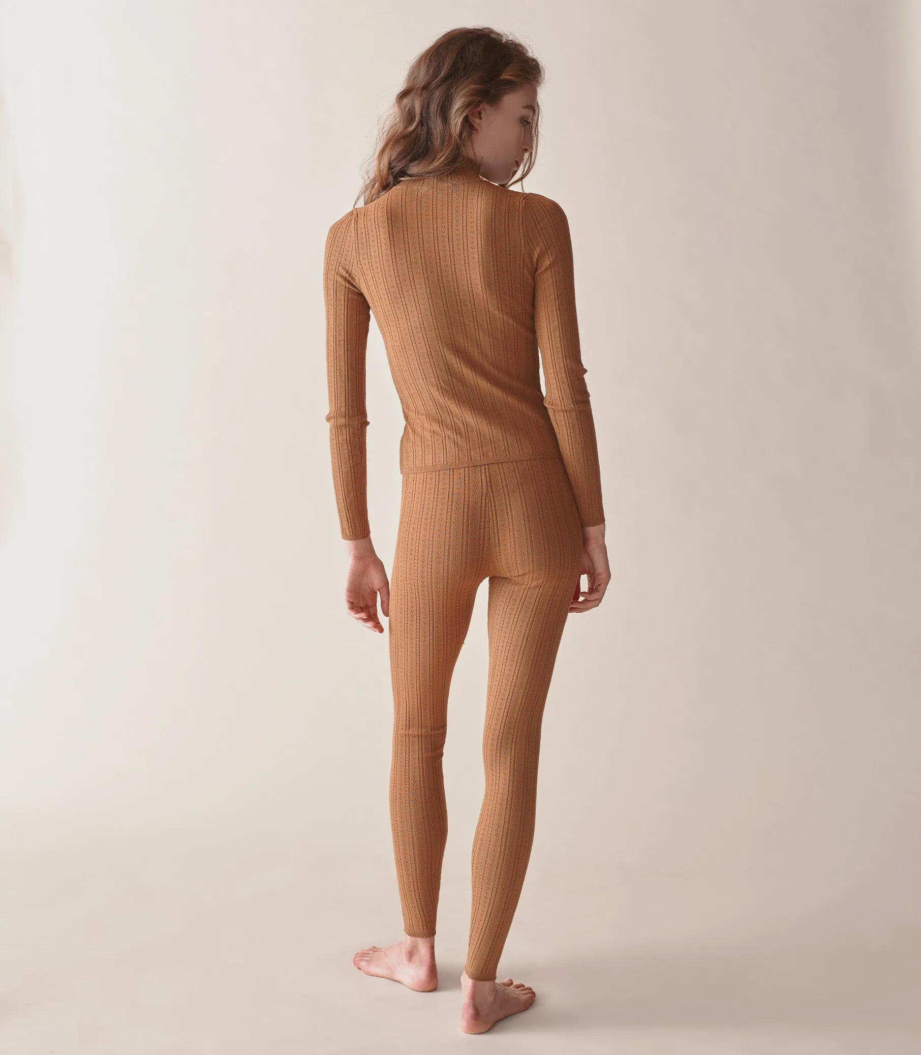 HMD -- LETO KNIT PANT -- TOASTED PECAN sold by Doen product image thumbnail 4