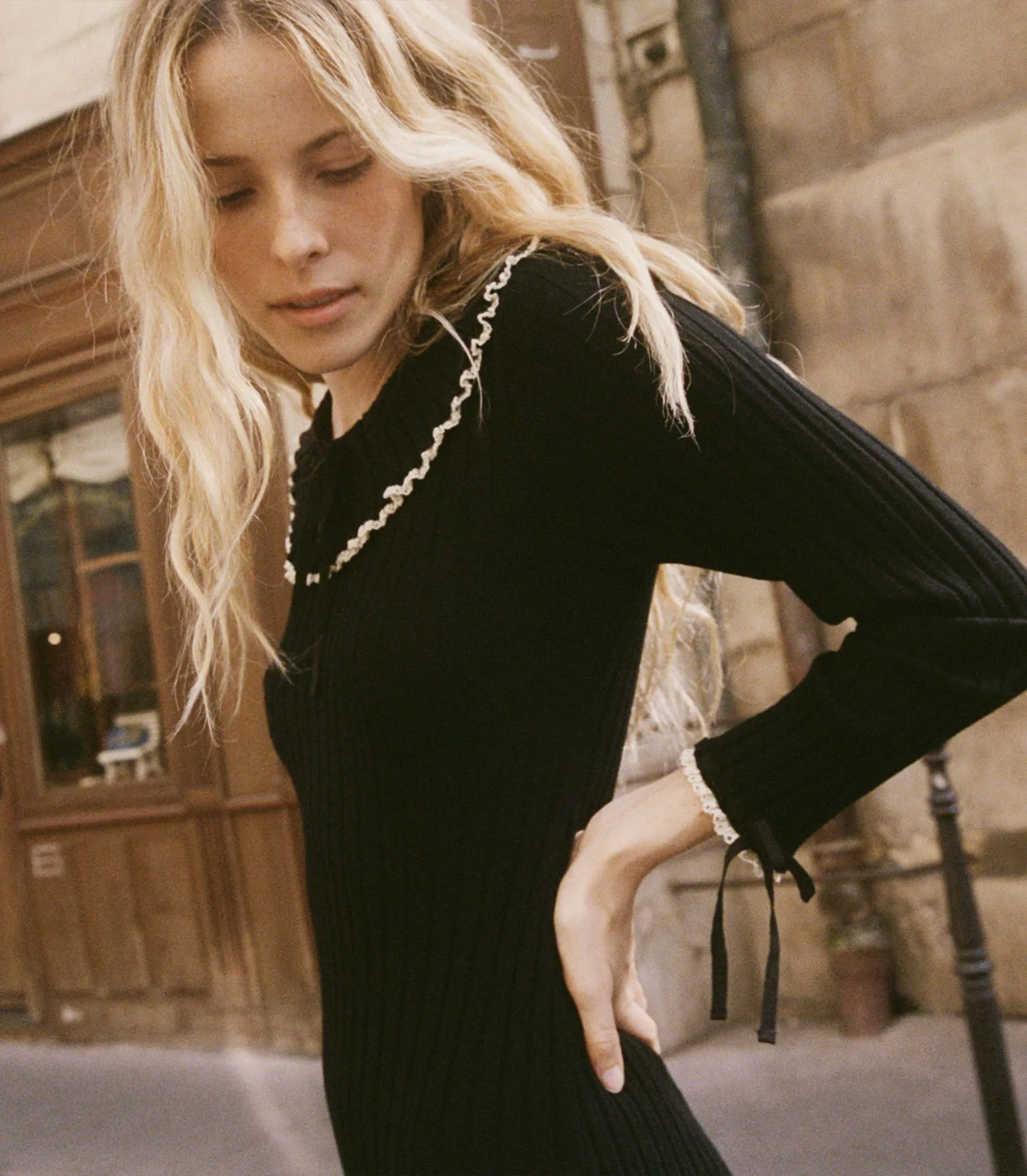 HMD -- ROSAIRE DRESS -- BLACK sold by Doen product image thumbnail 4