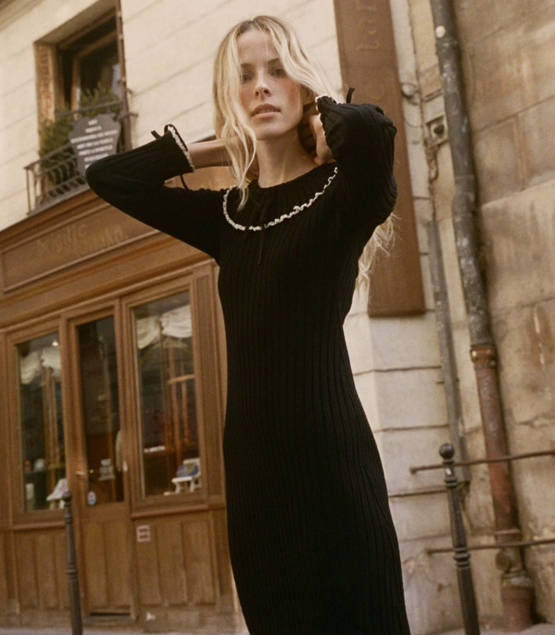 HMD -- ROSAIRE DRESS -- BLACK sold by Doen product image thumbnail 2