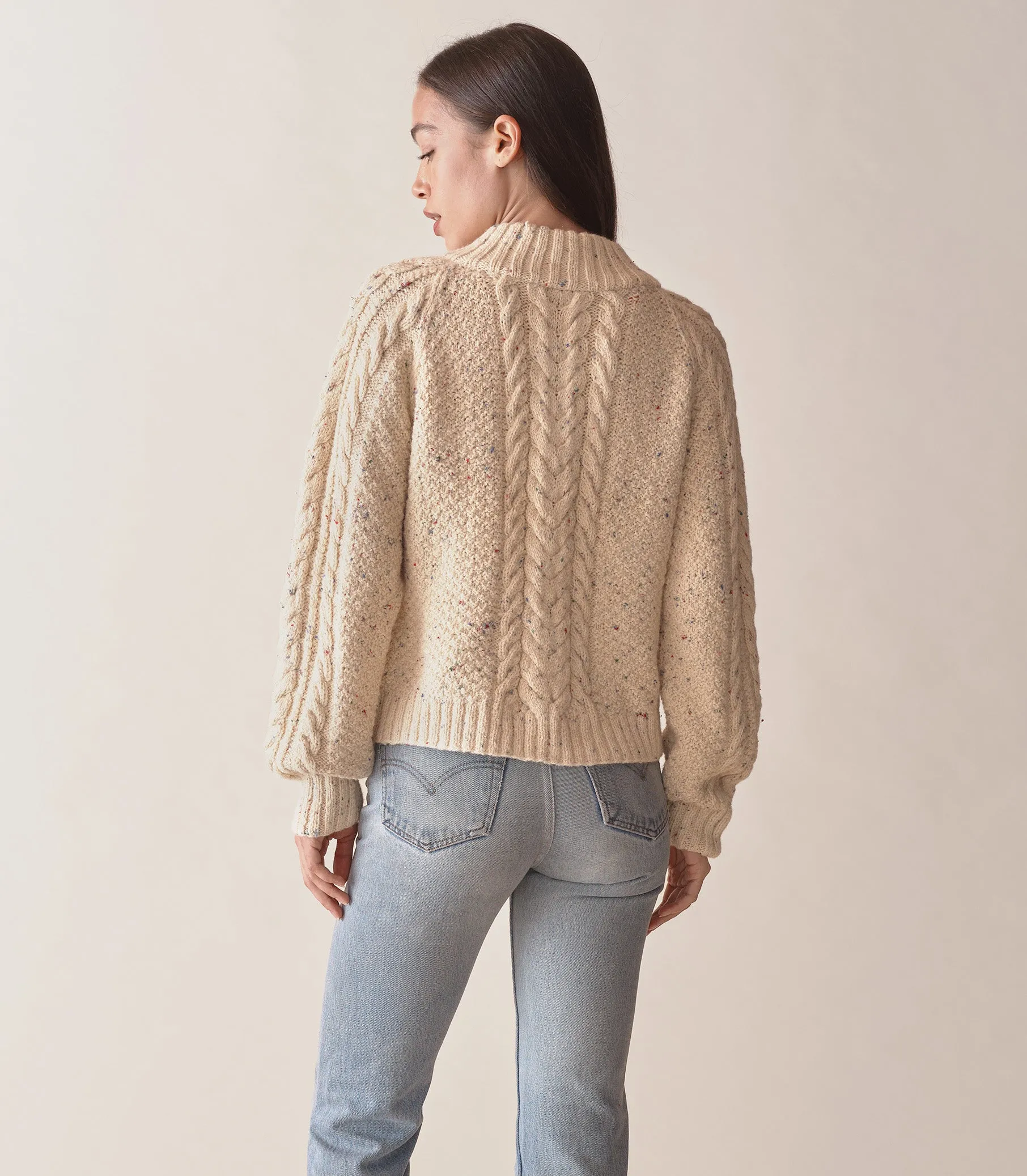 HMD -- SERENA SWEATER -- CREAM sold by Doen product image thumbnail 5