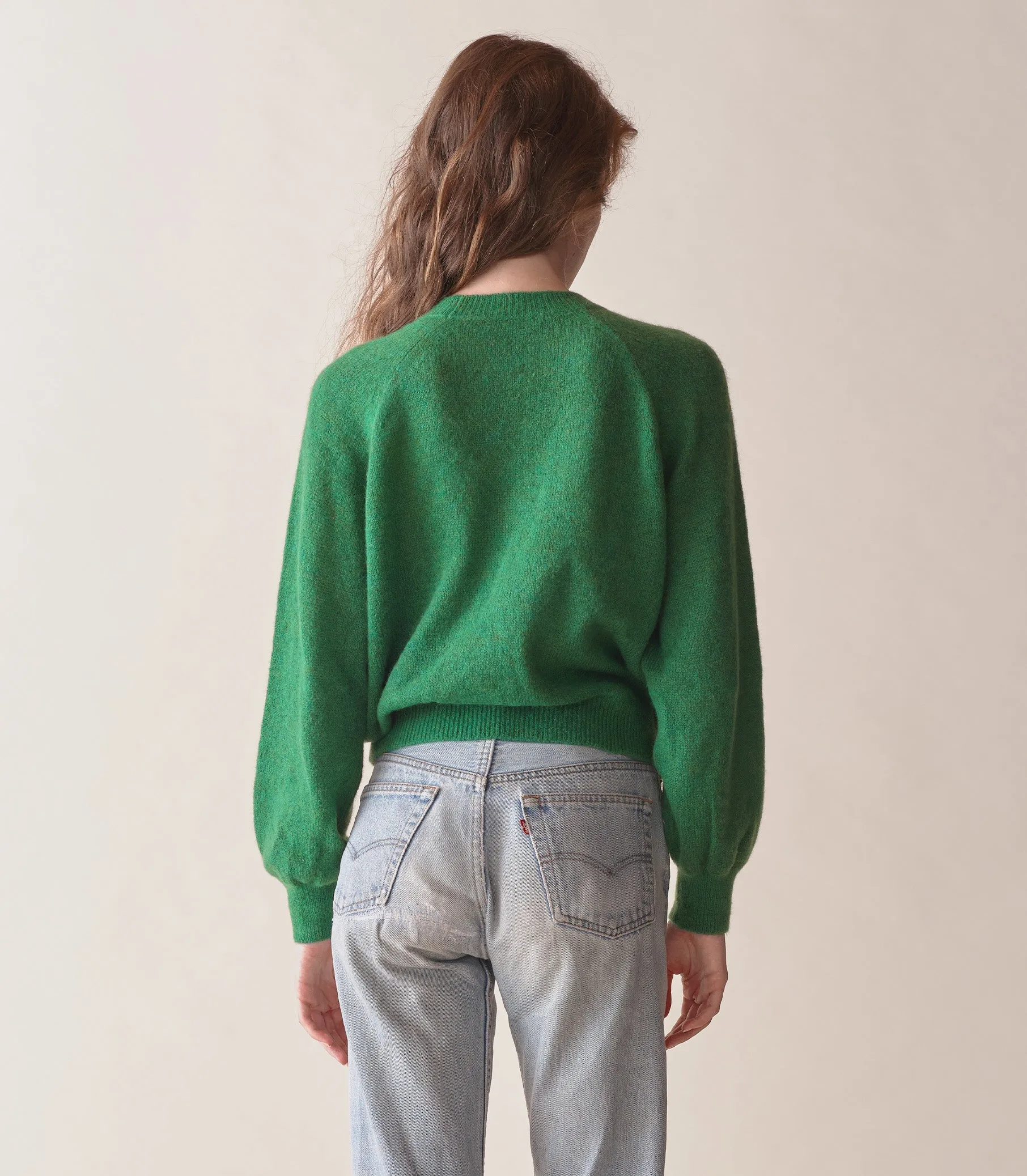 HMD -- MARSENA SWEATER -- EVERGREEN sold by Doen product image thumbnail 3