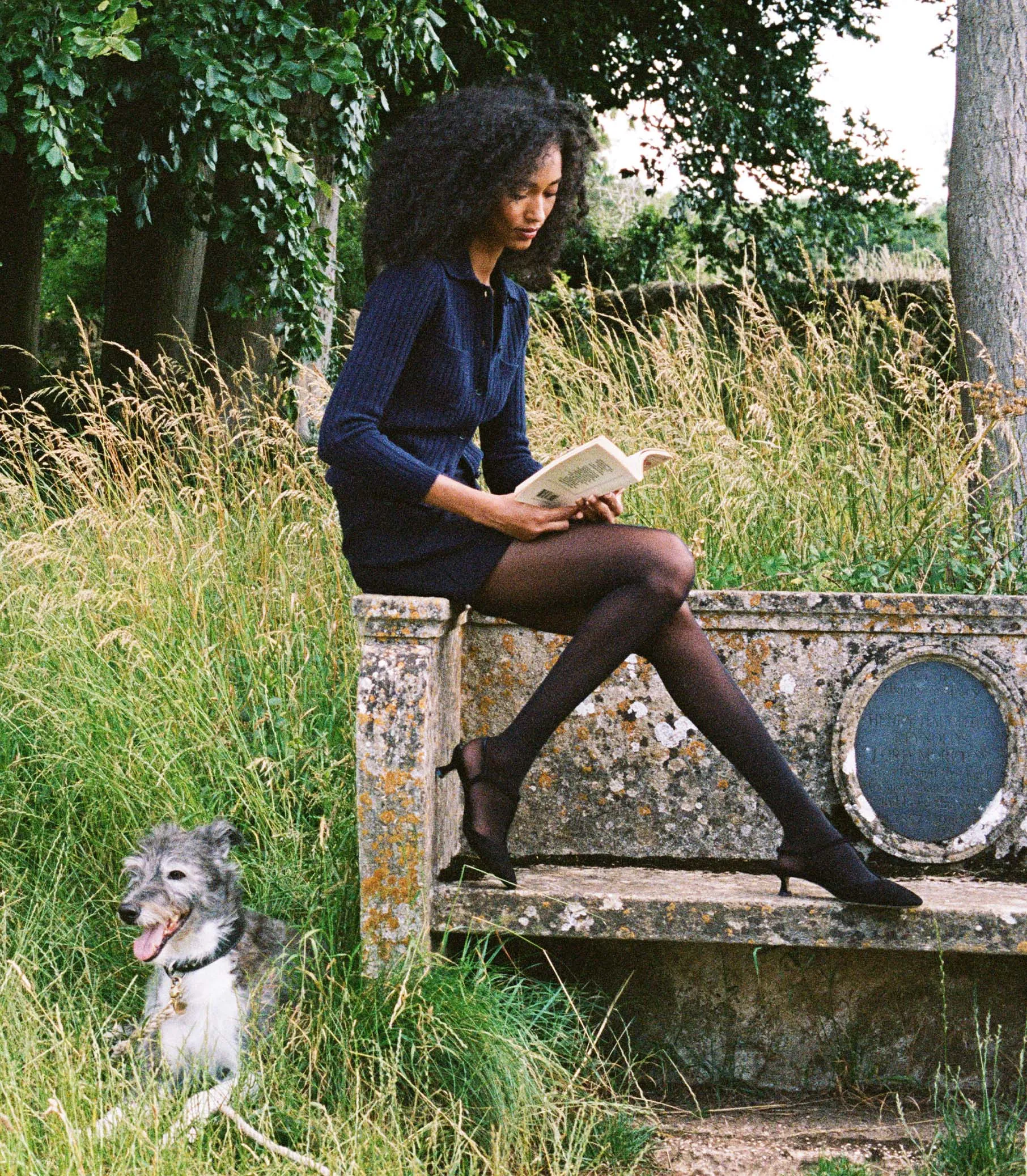 HMD -- RAINA SKIRT -- DEEP NAVY sold by Doen product image thumbnail 4