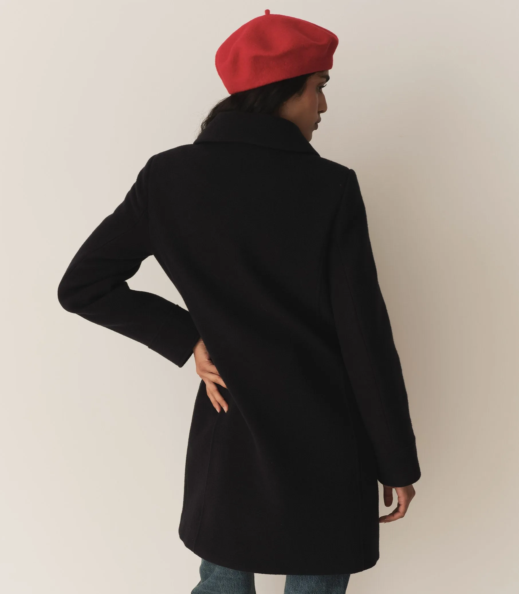 HMD -- WAYFARER COAT -- DEEP NAVY sold by Doen product image thumbnail 5