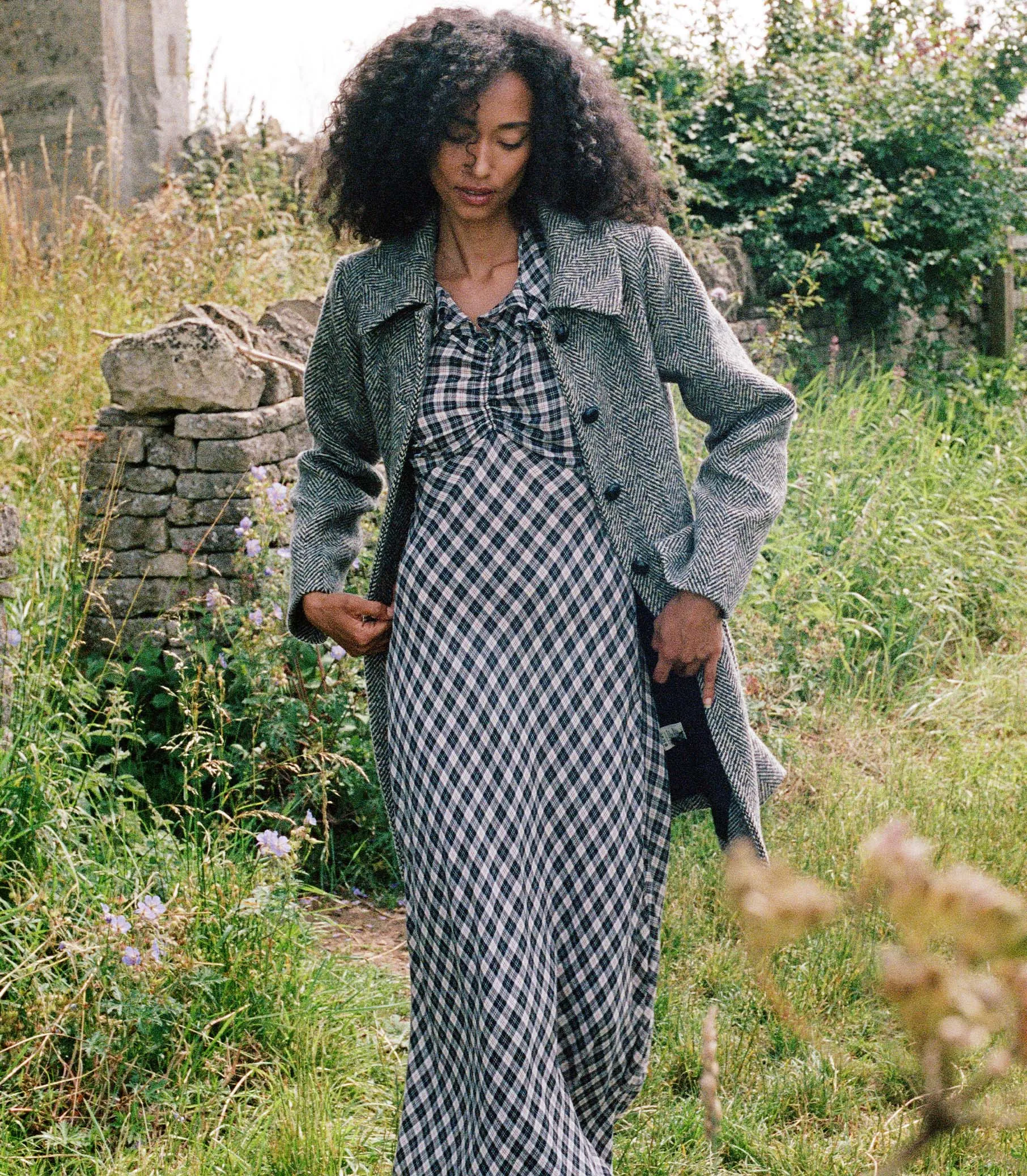 HMD -- BONNAIRE COAT -- HERRINGBONE sold by Doen