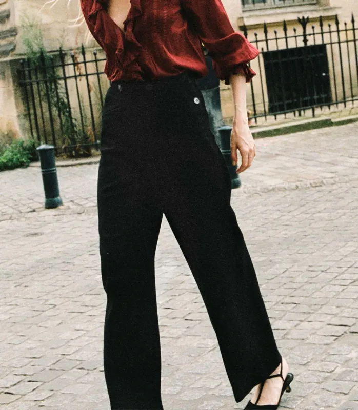 HMD -- GLENNE PANT -- BLACK sold by Doen