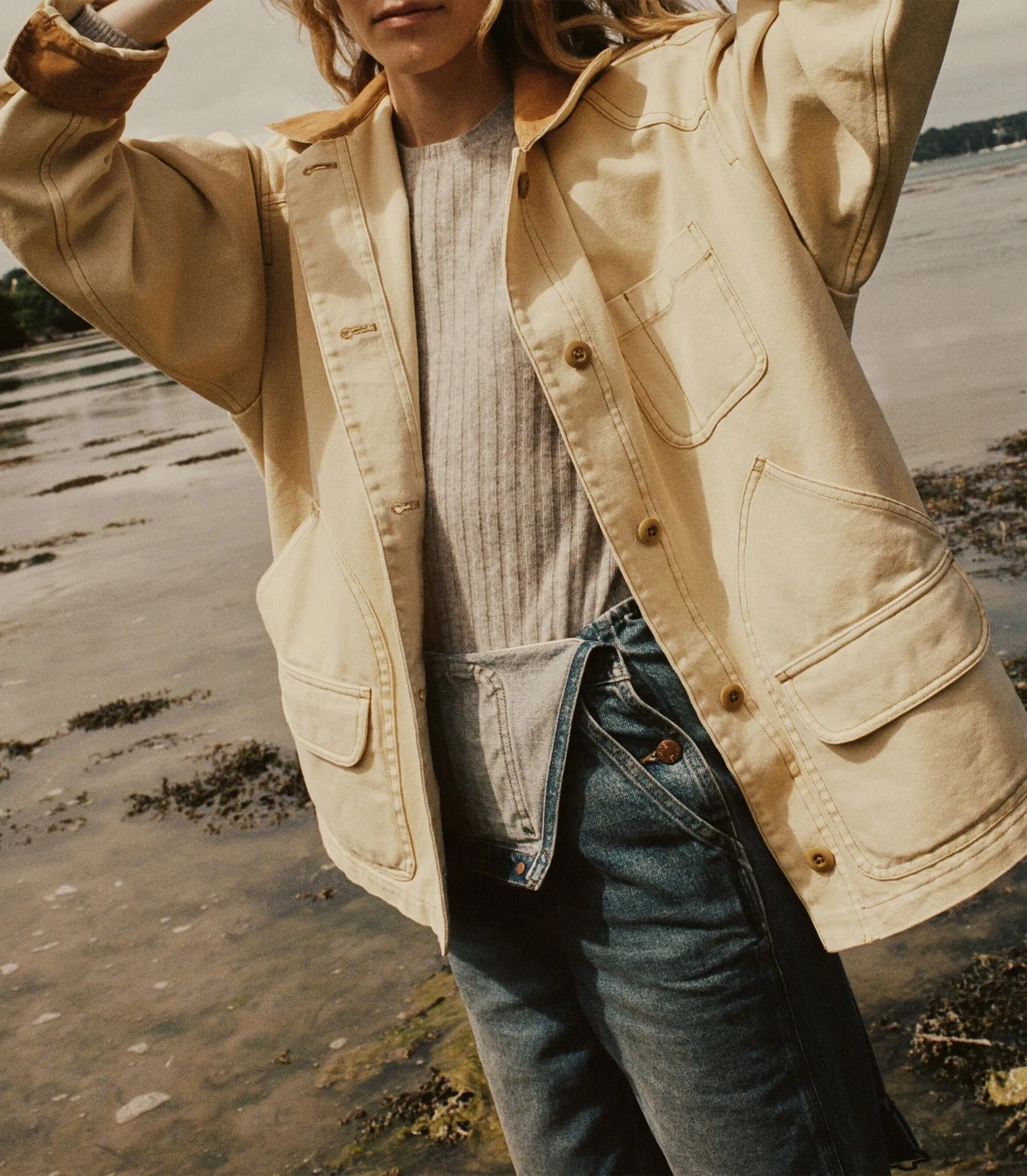 HMD -- PASCUAL JACKET -- STRAW sold by Doen