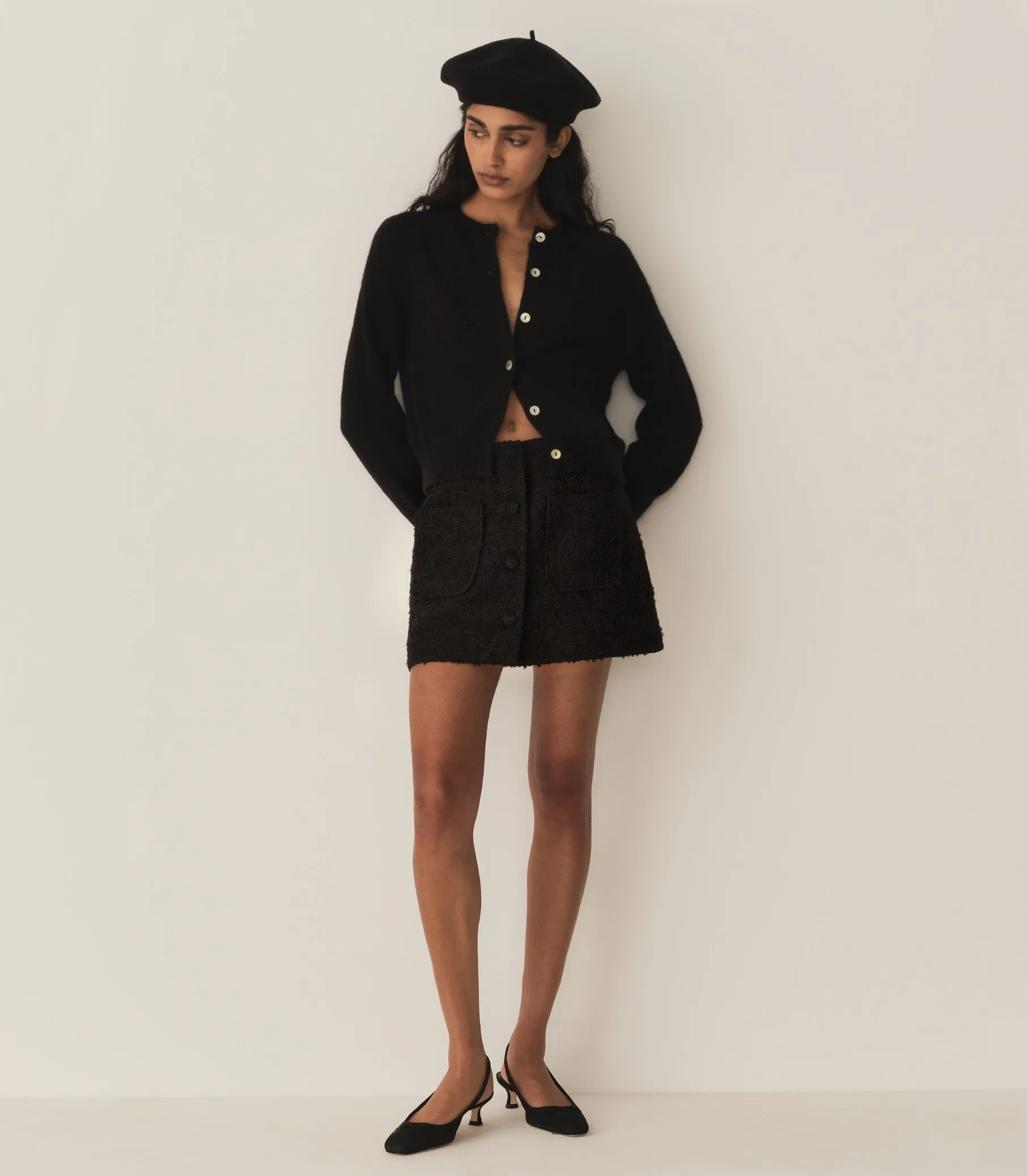 HMD -- ELINA SKIRT -- BLACK sold by Doen product image thumbnail 4