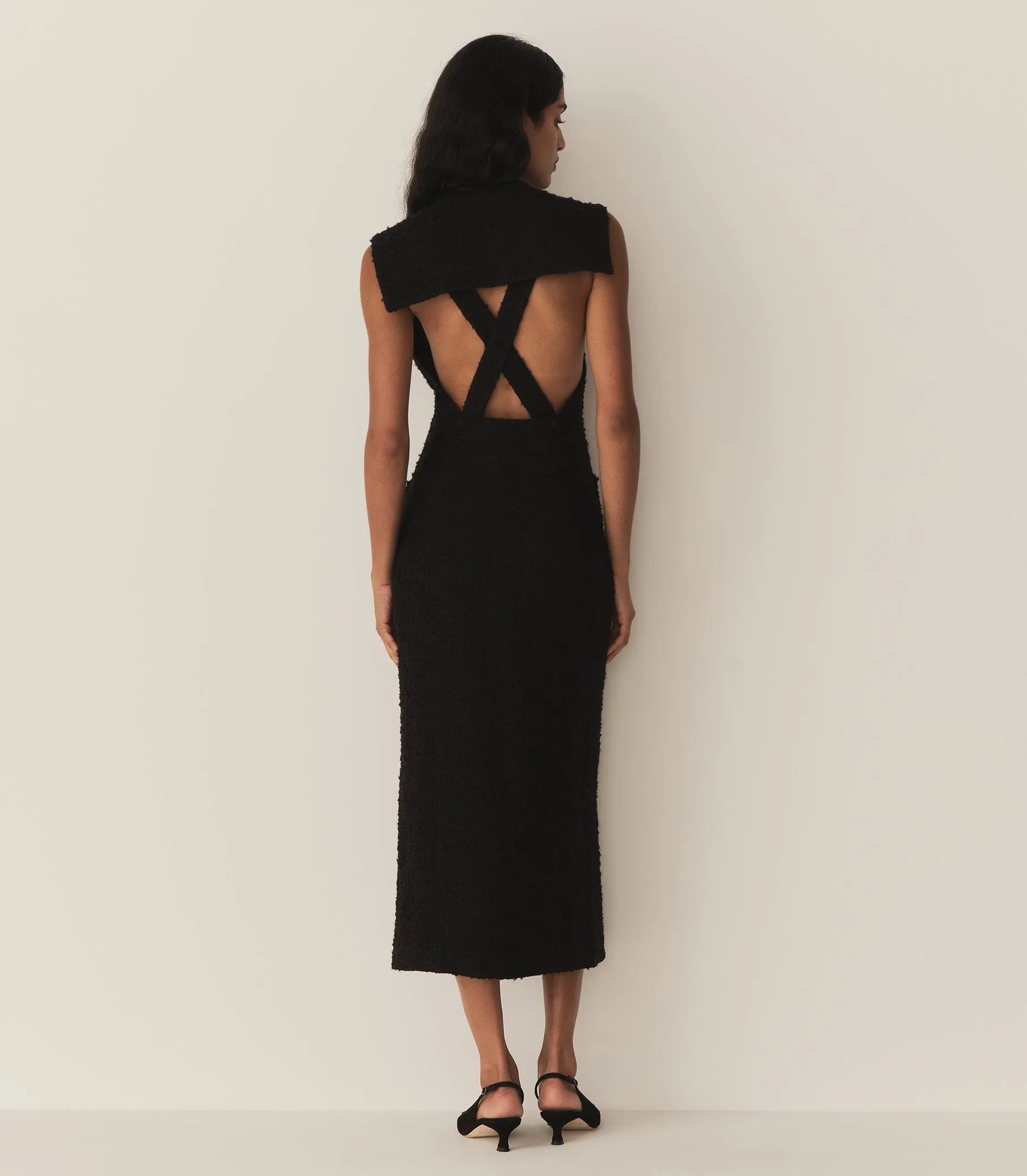 HMD -- ALEXANDRIA DRESS -- BLACK sold by Doen product image thumbnail 3
