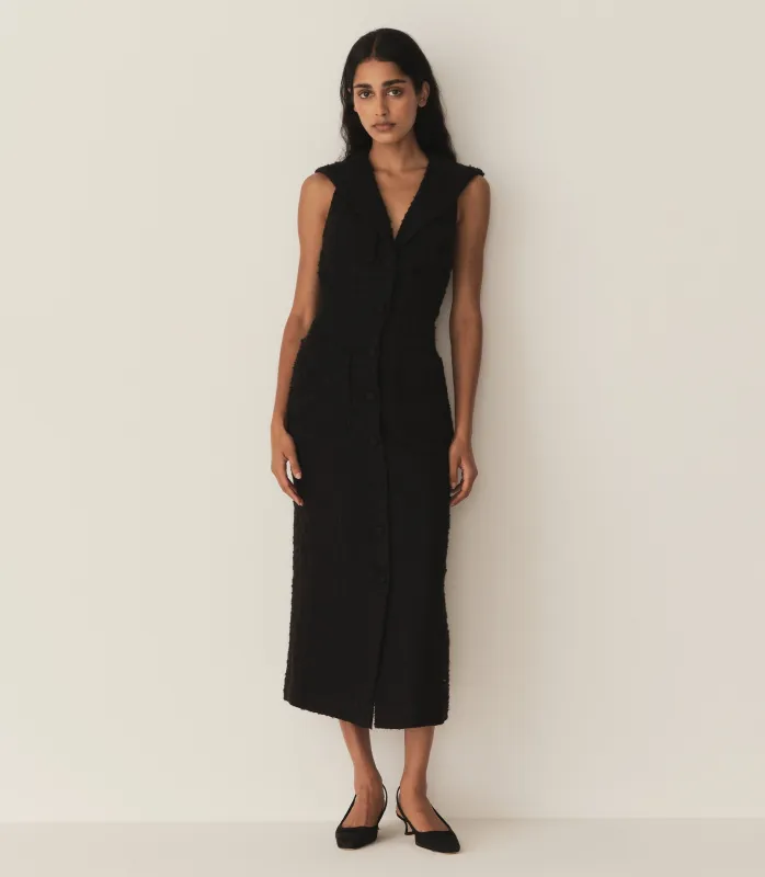 HMD -- ALEXANDRIA DRESS -- BLACK sold by Doen