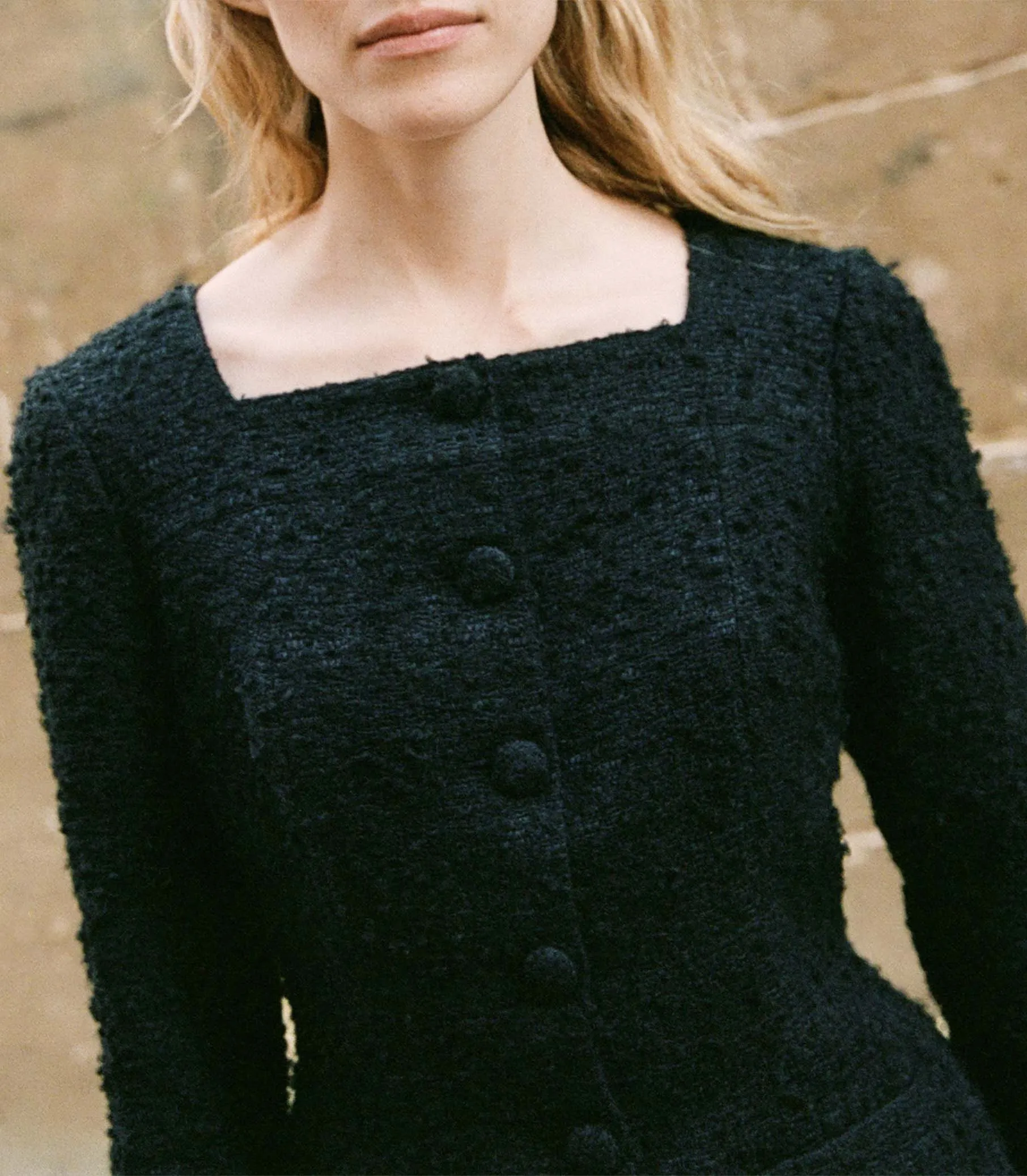 HMD -- JODIE DRESS -- BLACK sold by Doen product image thumbnail 3