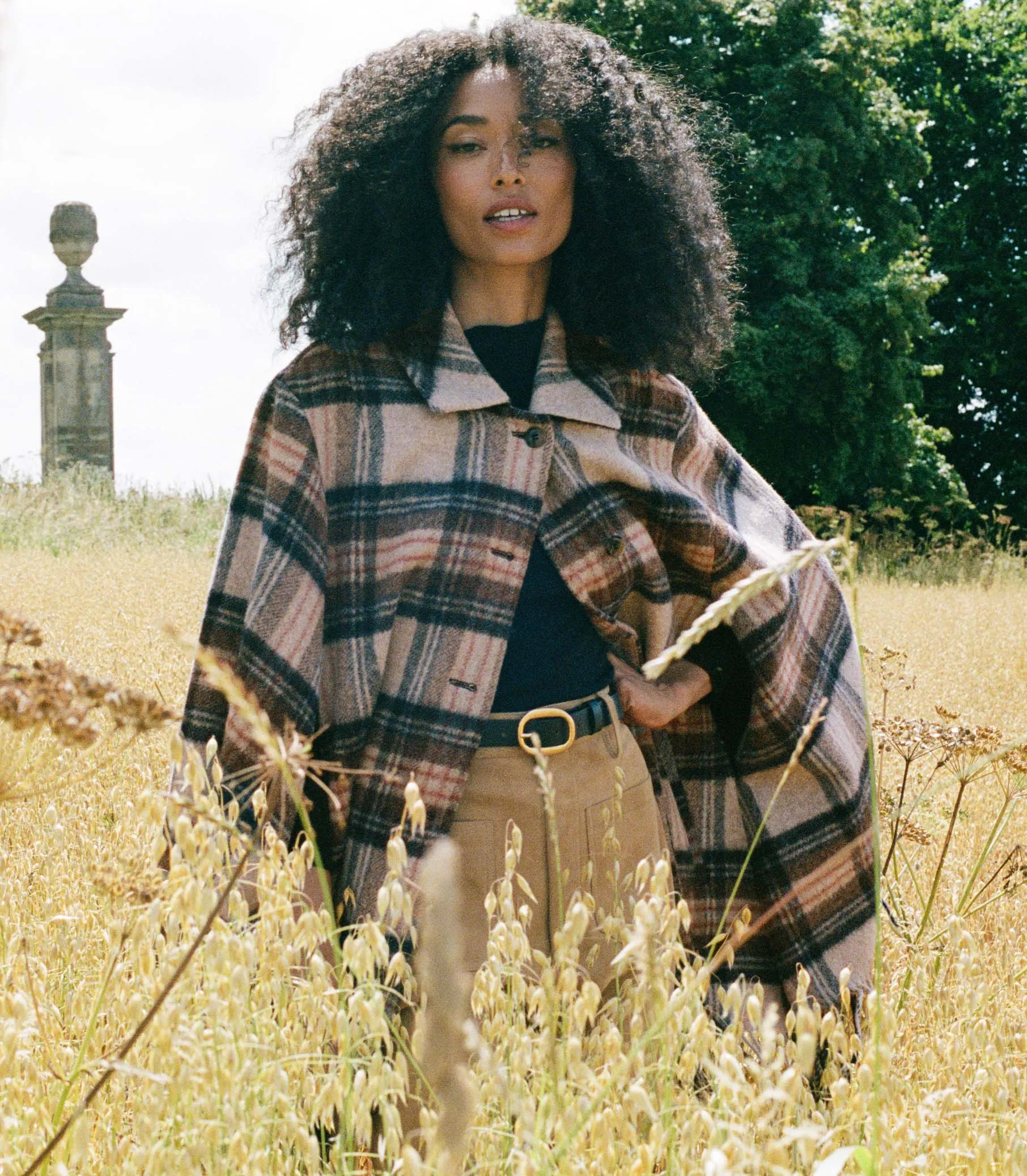 HMD -- KENT CAPE -- MACLAINE PLAID sold by Doen product image thumbnail 3