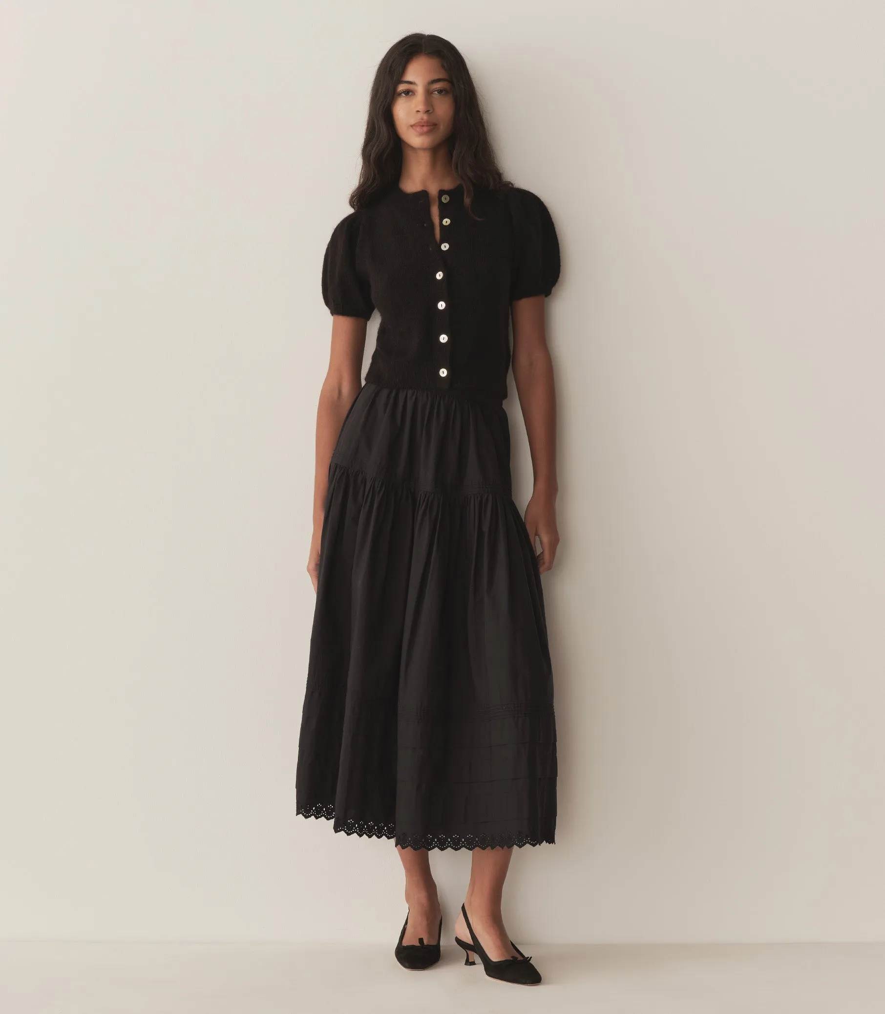 HMD -- ANISA CARDIGAN -- BLACK sold by Doen product image thumbnail 2