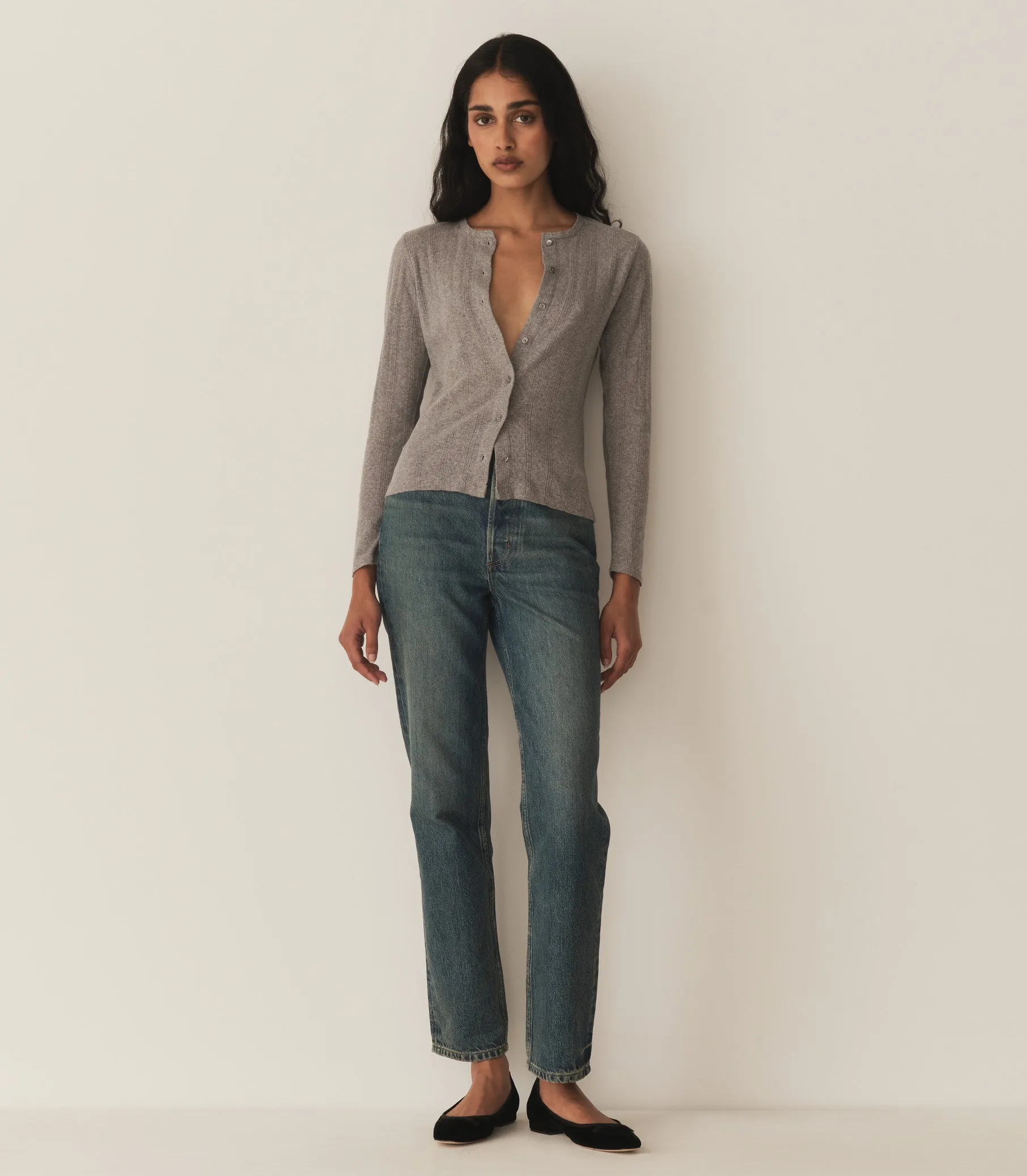 HMD -- AMELIE TEE -- HEATHER GREY sold by Doen product image thumbnail 2