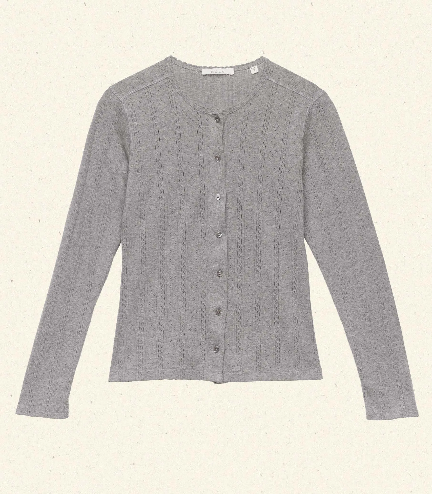 HMD -- AMELIE TEE -- HEATHER GREY sold by Doen product image thumbnail 4