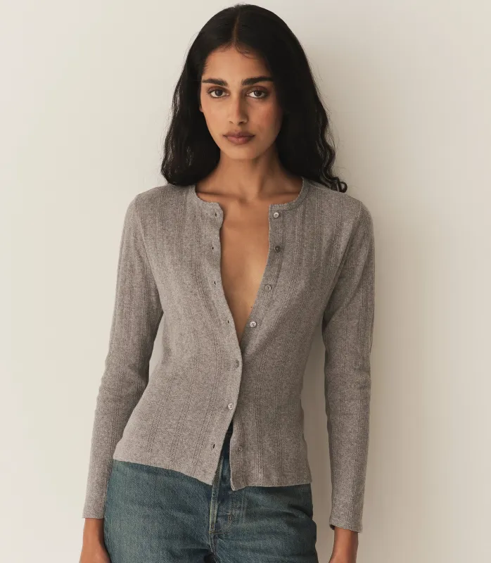 HMD -- AMELIE TEE -- HEATHER GREY sold by Doen