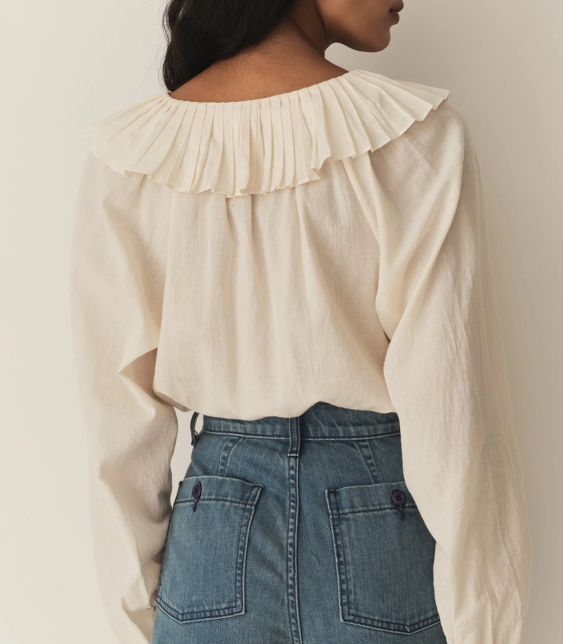 HMD -- ASTER TOP -- MOTHER OF PEARL sold by Doen product image thumbnail 4