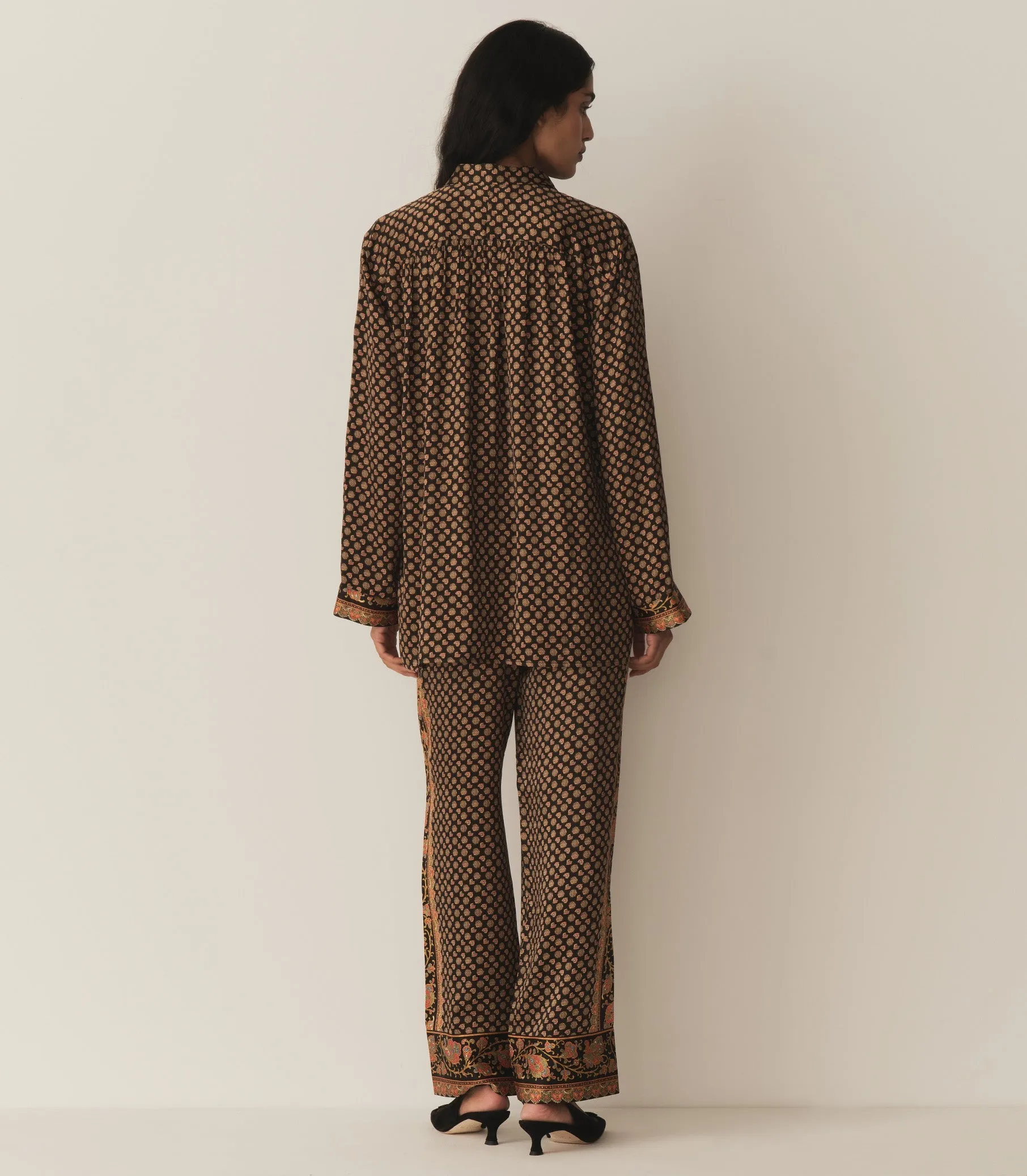 HMD -- CARLOTTA PANT -- BEAUVOIR PAISLEY sold by Doen product image thumbnail 3