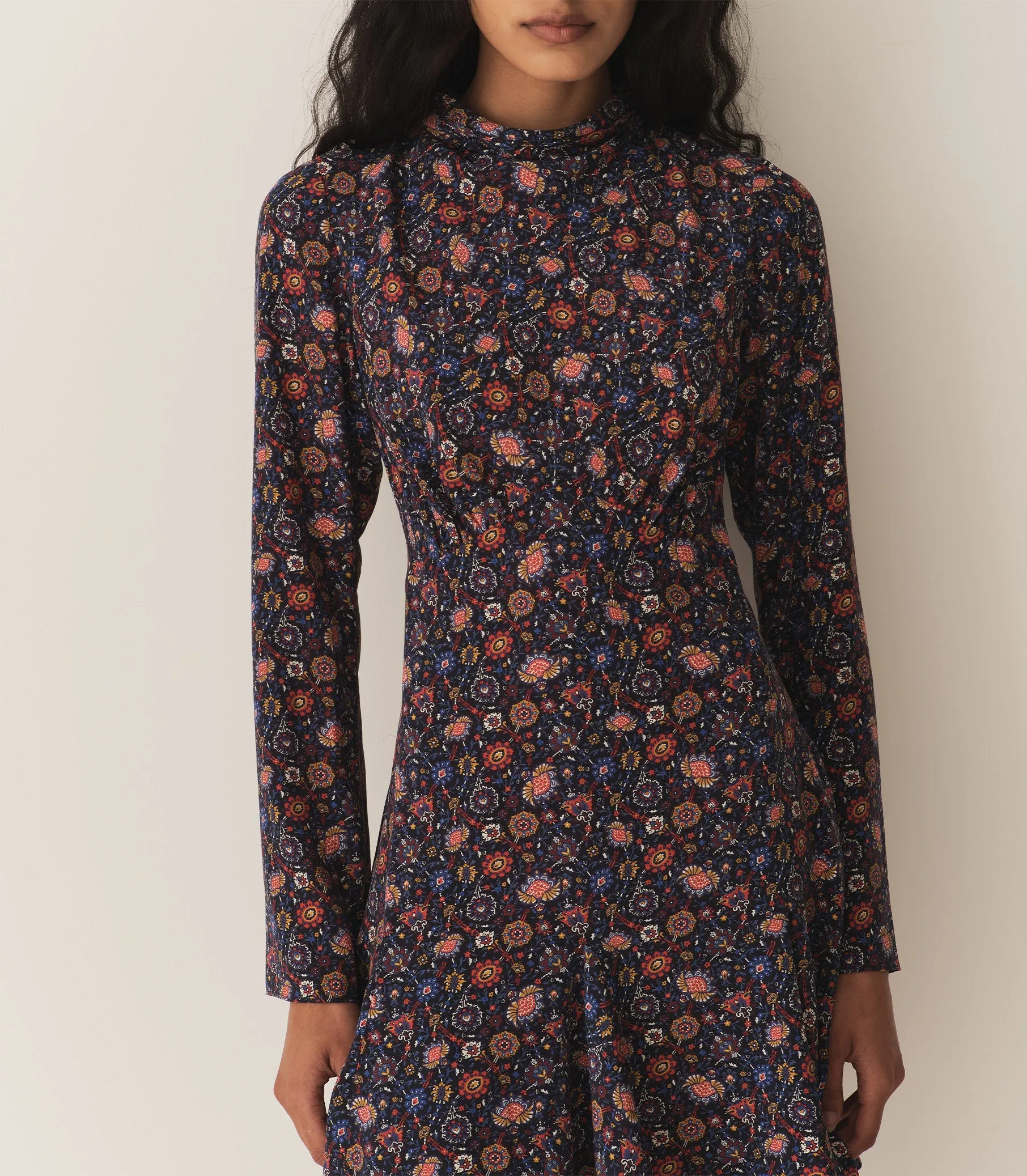 HMD -- SELENA DRESS -- MIDNIGHT RIVIERA MEDALLION sold by Doen product image thumbnail 2