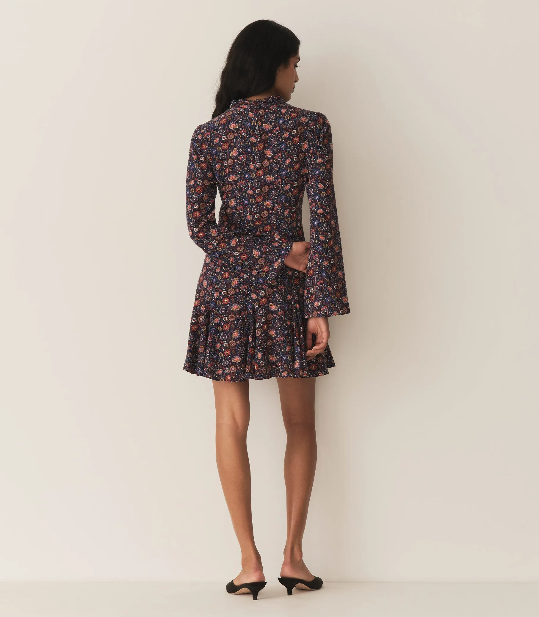 HMD -- SELENA DRESS -- MIDNIGHT RIVIERA MEDALLION sold by Doen product image thumbnail 3