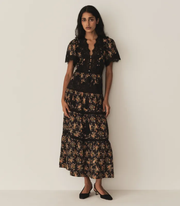 HMD -- GRACIELLA DRESS -- FOXGLOVE FLORAL sold by Doen