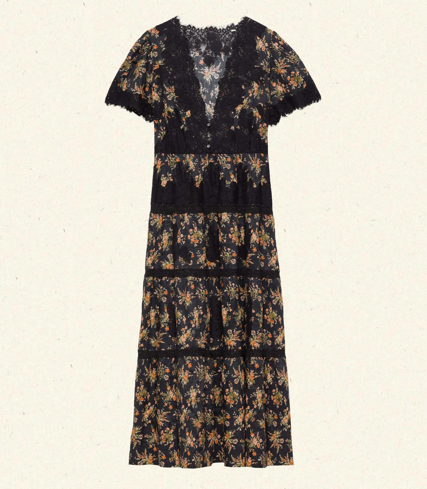 HMD -- GRACIELLA DRESS -- FOXGLOVE FLORAL sold by Doen product image thumbnail 5