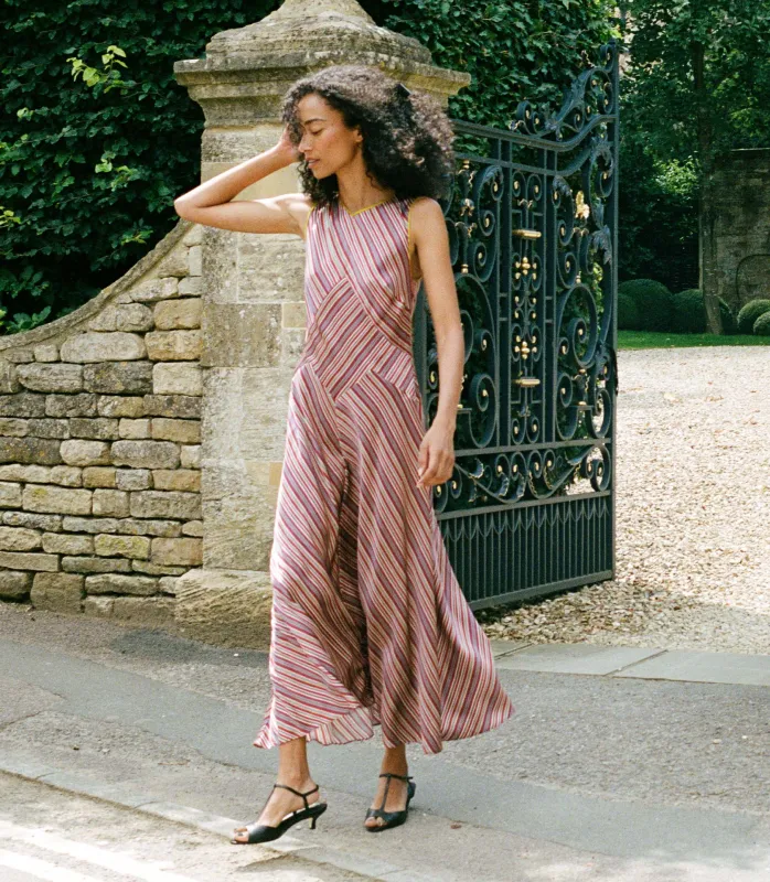 HMD -- ADELANA DRESS -- LE MARAIS STRIPE sold by Doen