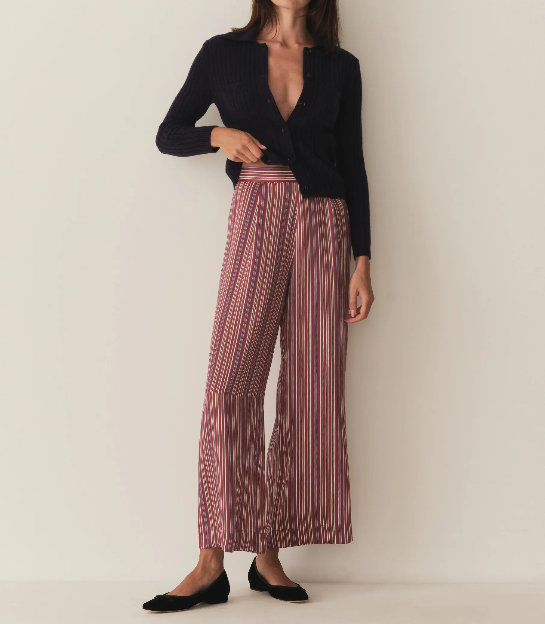 HMD -- GEORGIE PANT -- LE MARAIS STRIPE sold by Doen