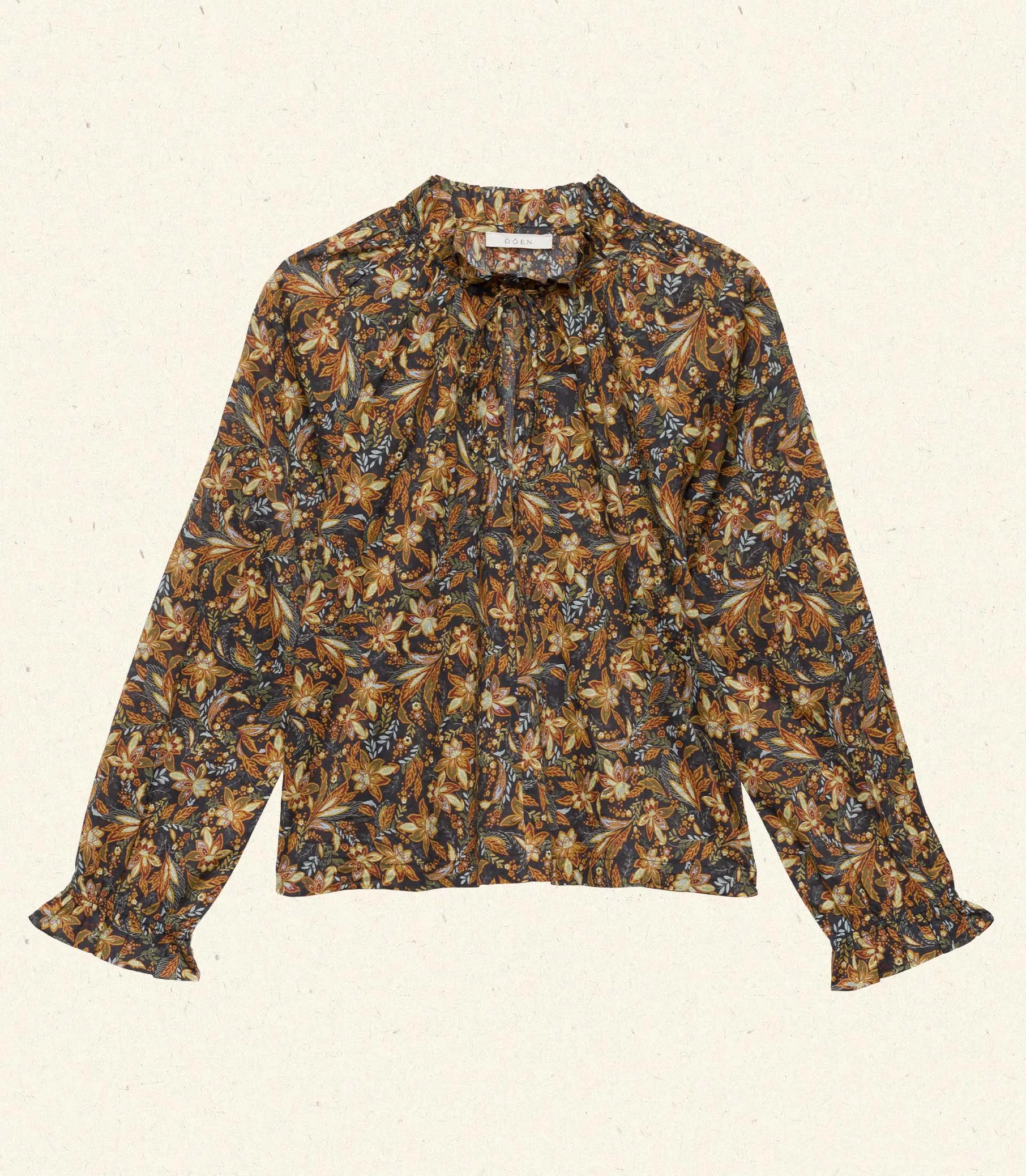HMD -- JUNA TOP -- NOIR NARCISSUS FLORAL sold by Doen product image thumbnail 5