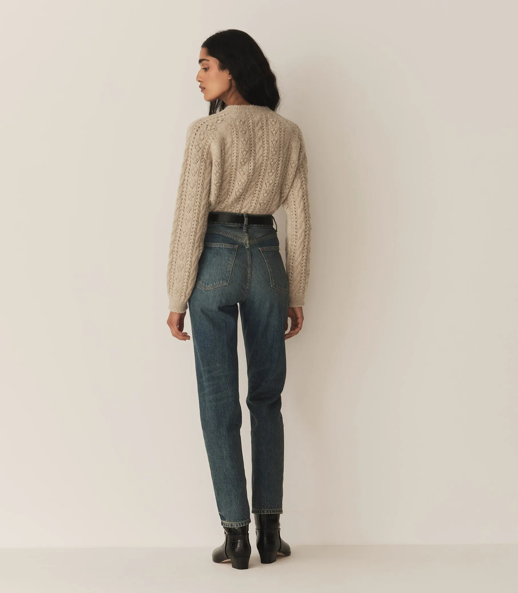 HMD -- LANGLEY SWEATER -- EARL GREY sold by Doen product image thumbnail 3