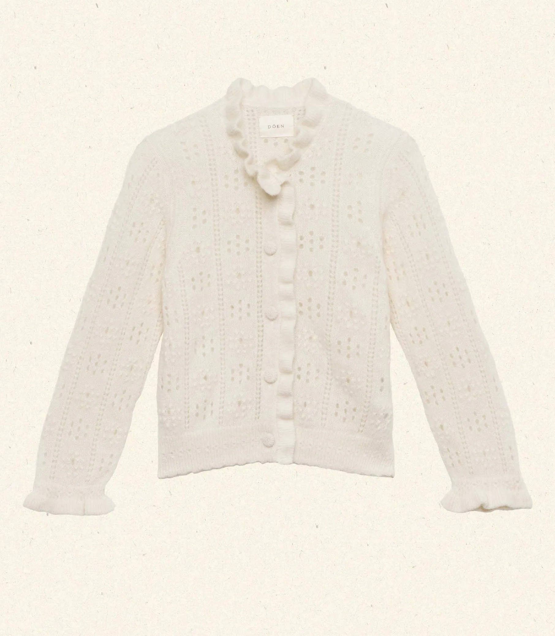 HMD -- CLAUDIE CARDIGAN -- IVORY sold by Doen product image thumbnail 5