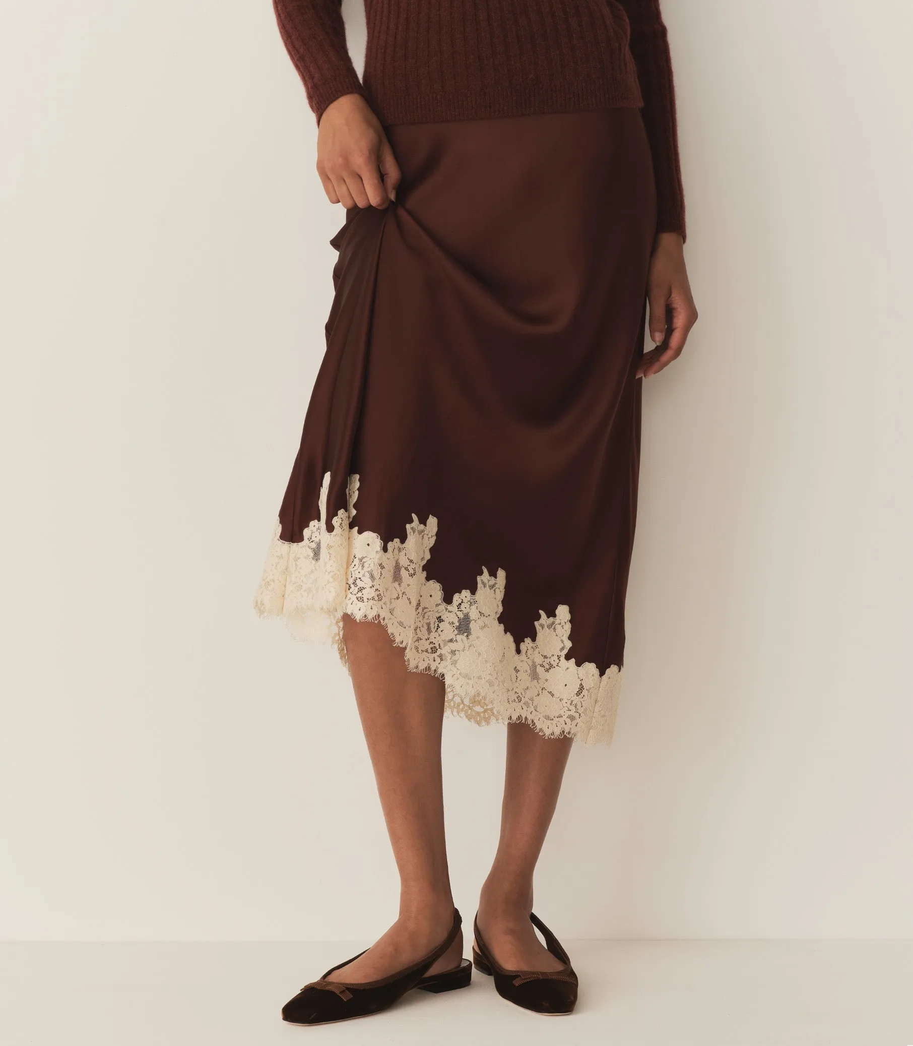 HMD -- ELOWEN SKIRT -- CAFE sold by Doen product image thumbnail 3