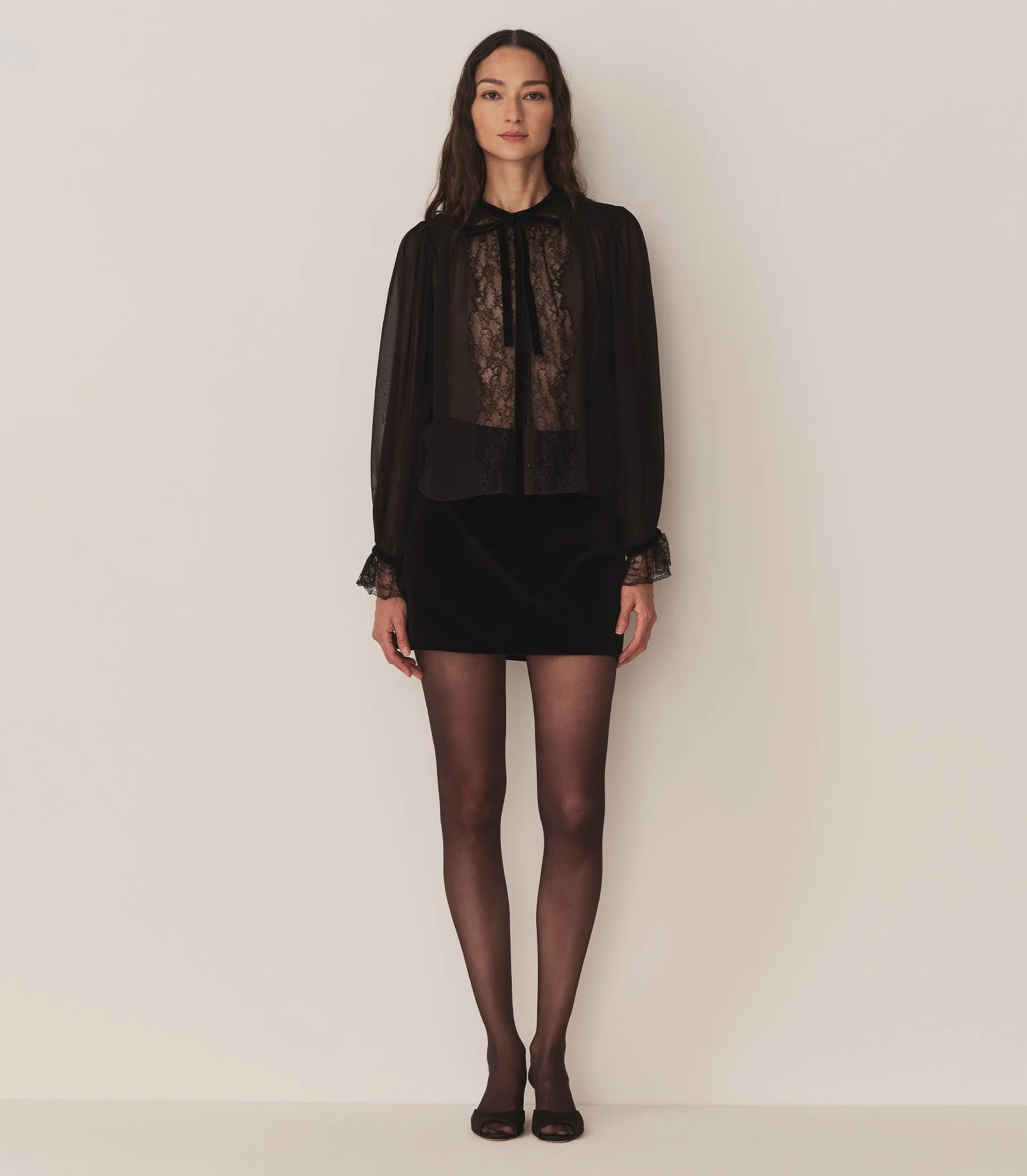 HMD -- LEIA TOP -- BLACK sold by Doen product image thumbnail 5