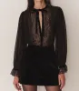 HMD -- LEIA TOP -- BLACK sold by Doen