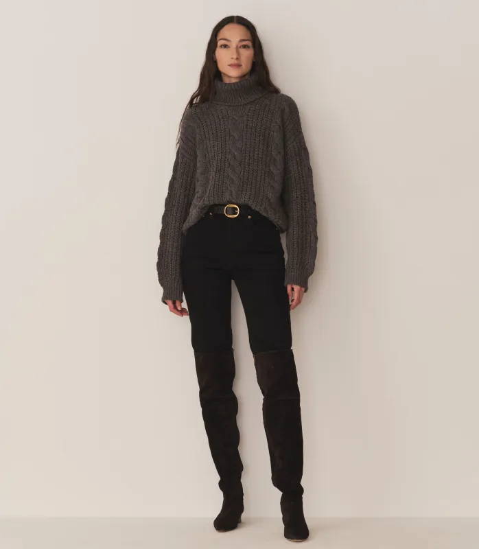 HMD -- LEIGHTON SWEATER -- DARK GREY sold by Doen