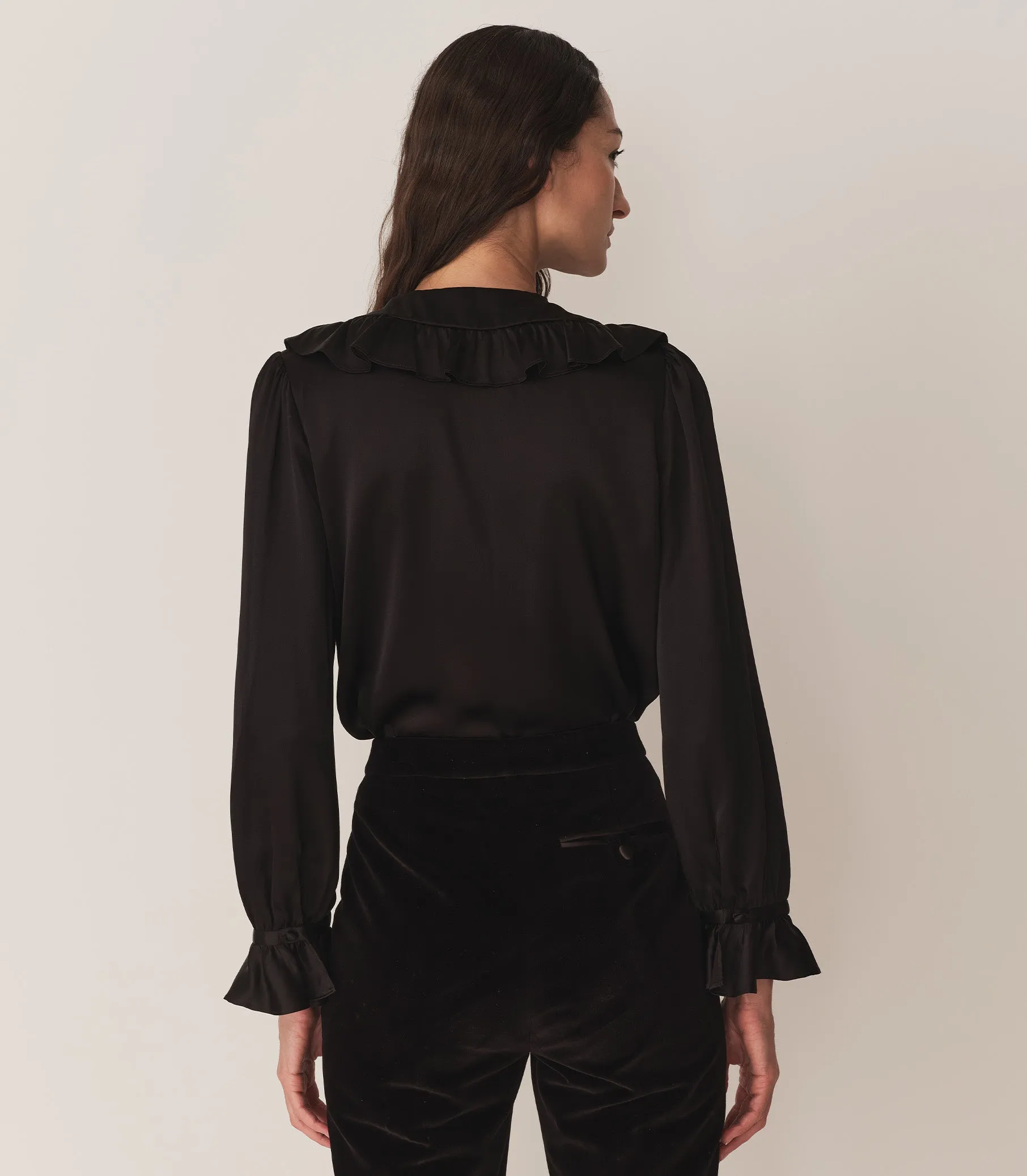 HMD -- SOLANGE TOP -- BLACK sold by Doen product image thumbnail 5