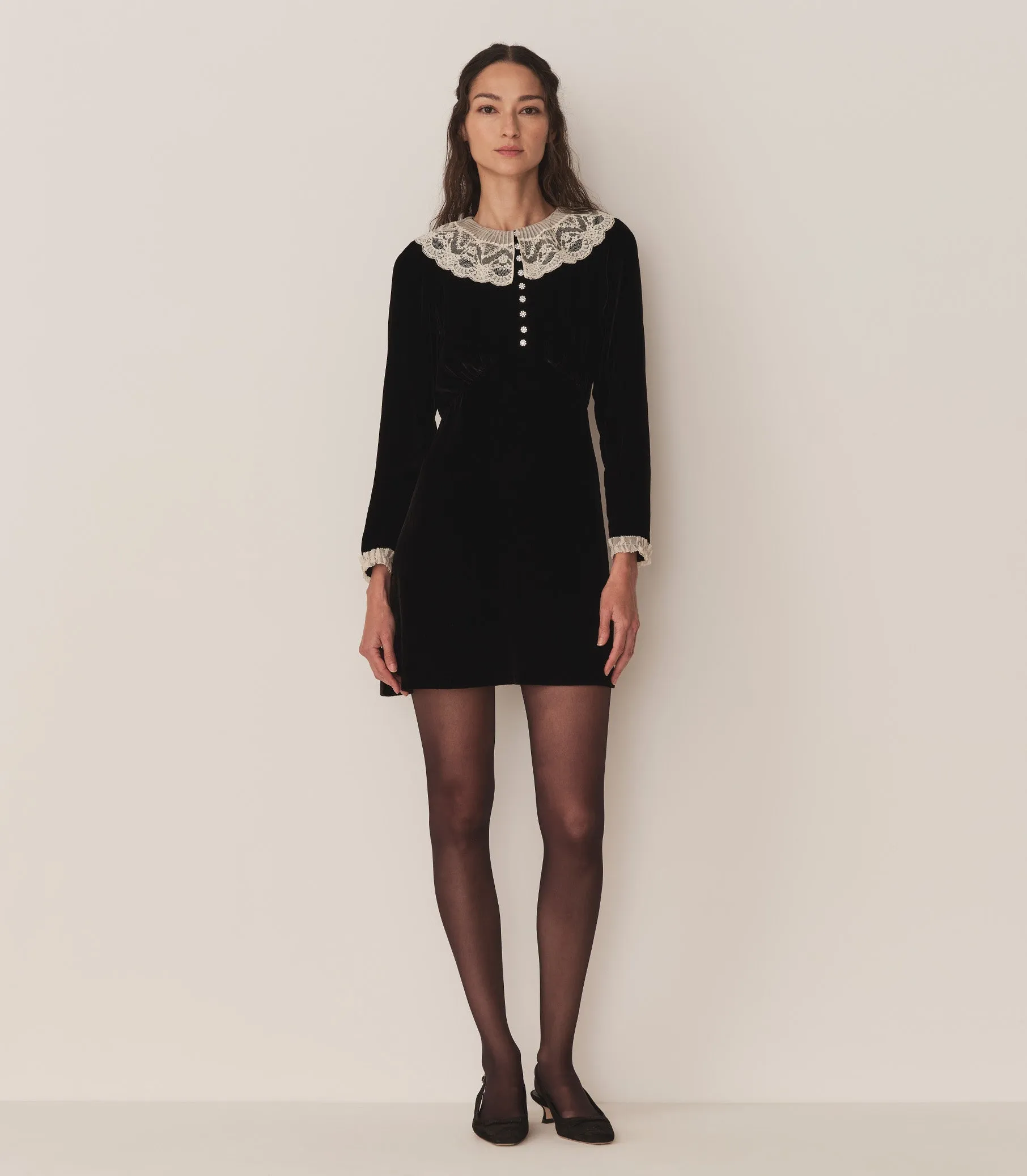HMD -- LISBETH DRESS -- BLACK sold by Doen product image thumbnail 2
